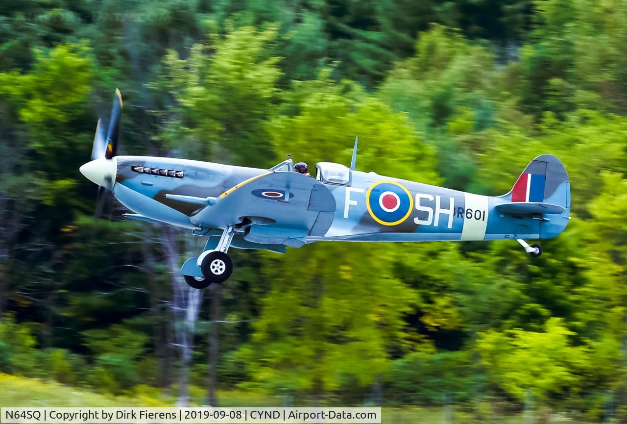 N64SQ, 1942 Supermarine Spitfire F.IX C/N 6S-160931, Beginning his performance