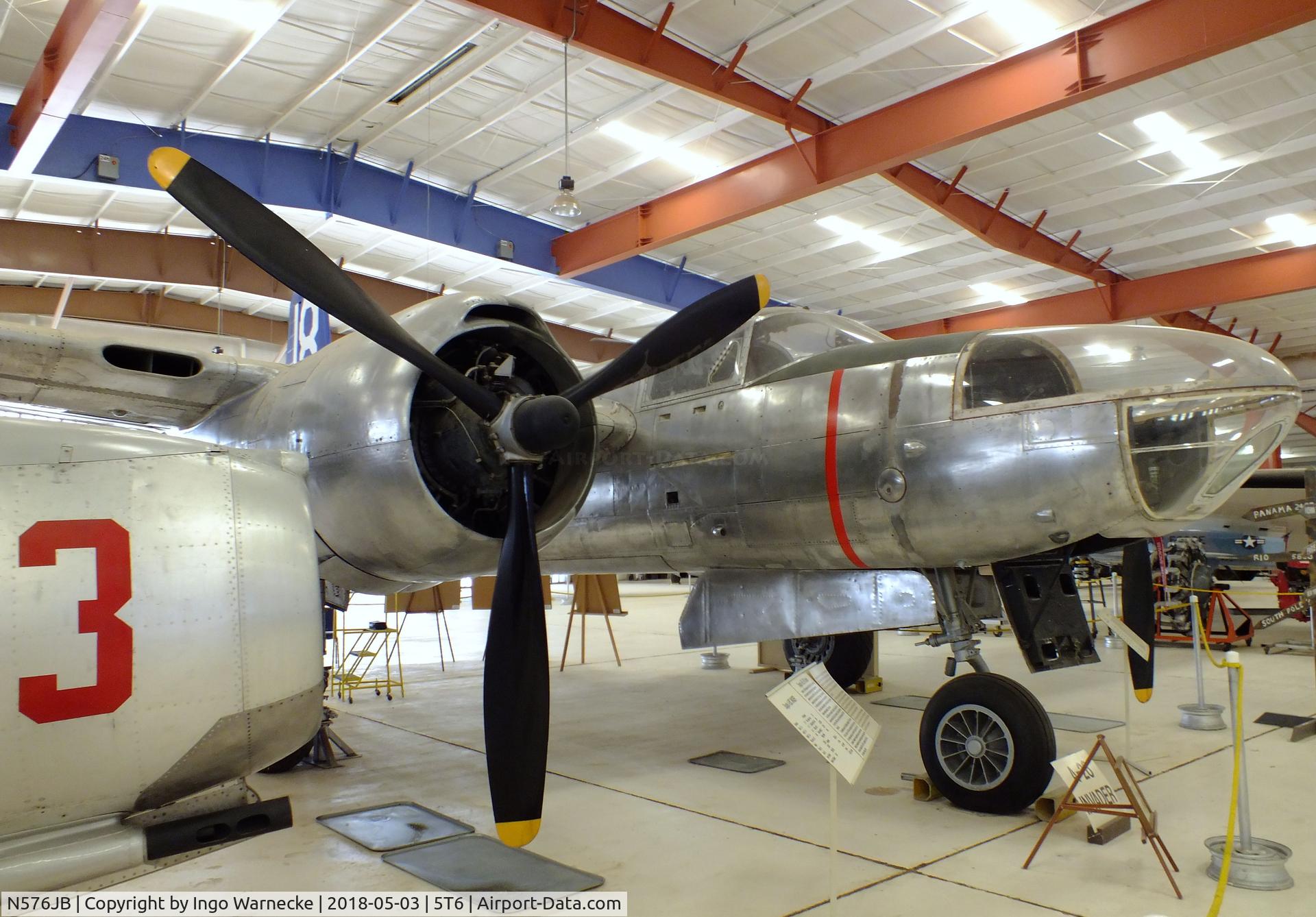 N576JB, 1945 Douglas A-26C Invader C/N 28772, Douglas RB-26C (A-26C) Invader at the War Eagles Air Museum, Santa Teresa NM