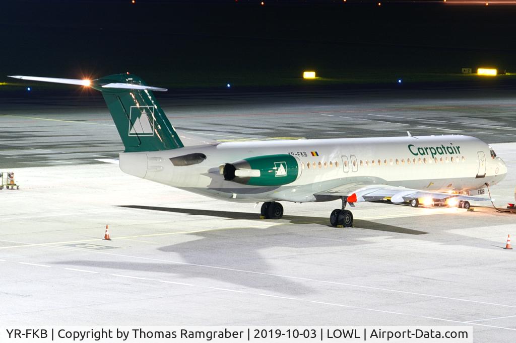 YR-FKB, 1991 Fokker 100 (F-28-0100) C/N 11369, Carpatair Fokker 100
