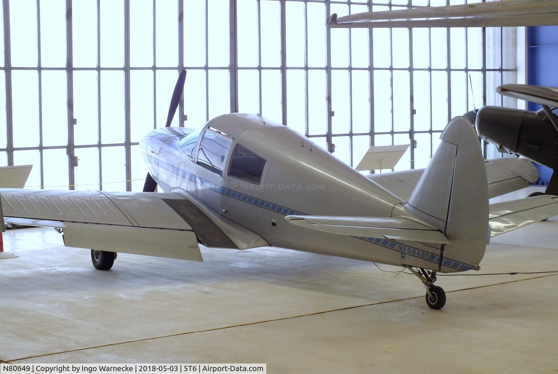 N80649, 1946 Globe GC-1B Swift C/N 1054, Globe GC-1B Swift at the War Eagles Air Museum, Santa Teresa NM