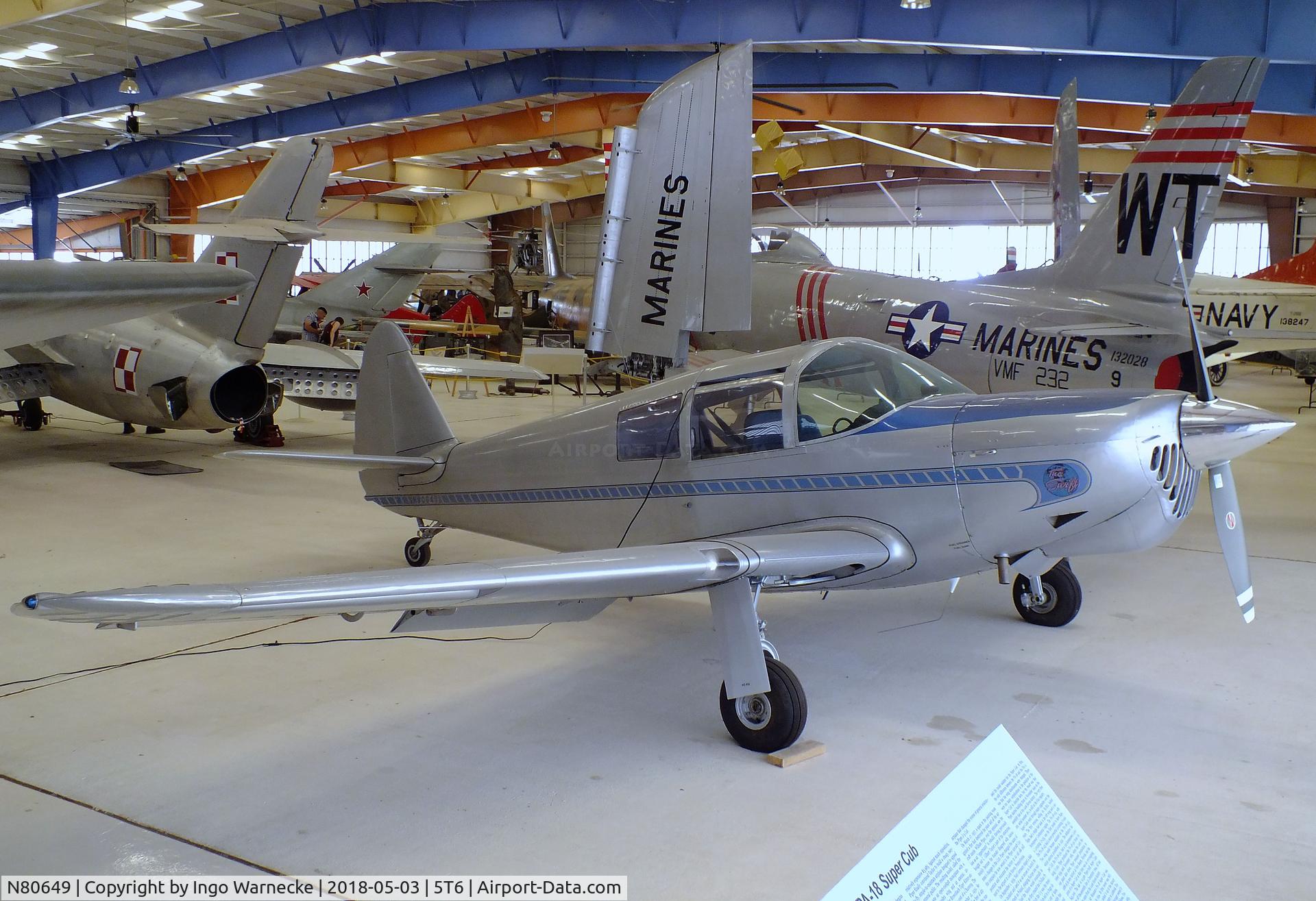 N80649, 1946 Globe GC-1B Swift C/N 1054, Globe GC-1B Swift at the War Eagles Air Museum, Santa Teresa NM