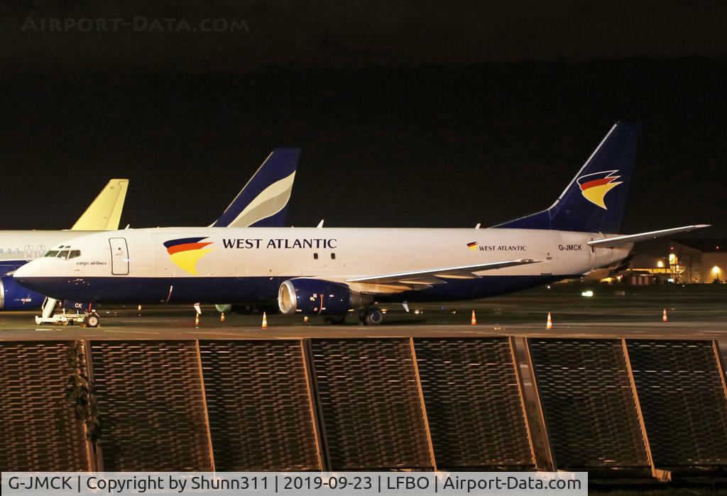 G-JMCK, 1998 Boeing 737-4D7 C/N 28701, Parked at the General Aviation area...