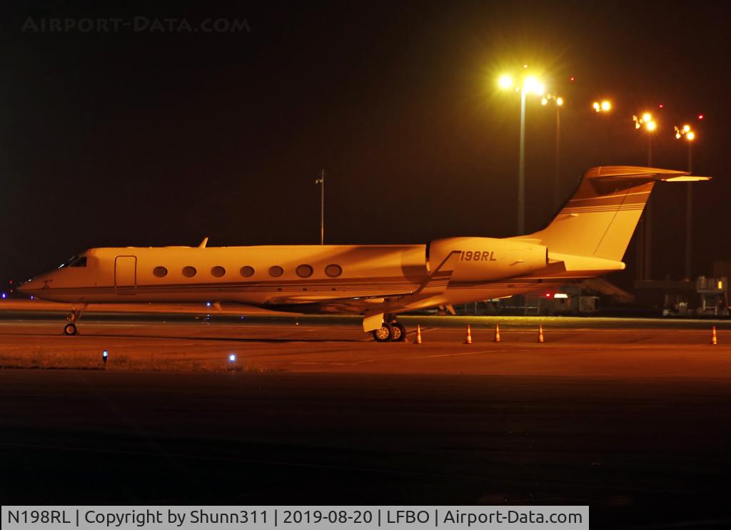 N198RL, 2019 Gulfstream Aerospace GV-SP (G550) C/N 5588, Parked at the General Aviation area...