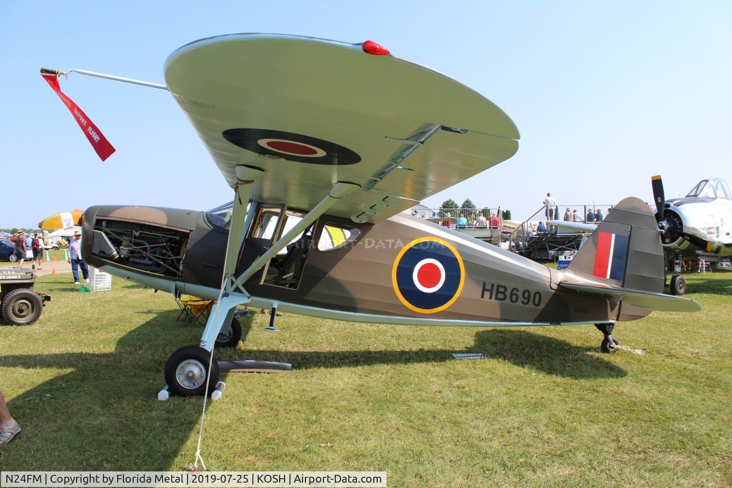 N24FM, 1943 Fairchild UC-61K Argus III (24R-46A) C/N 928, UC-61K