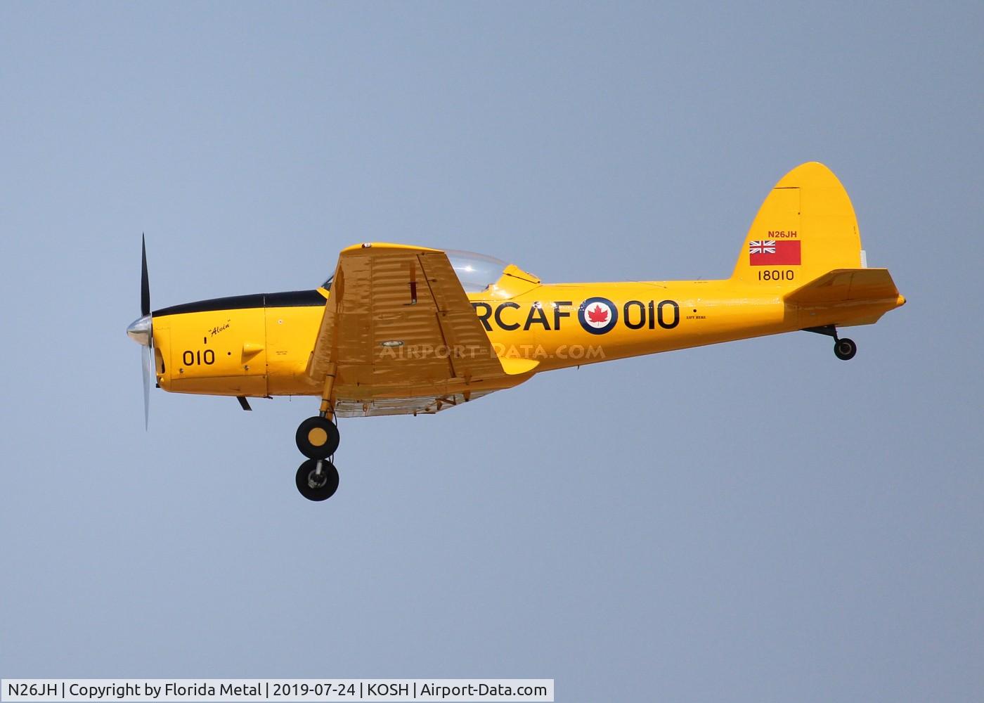 N26JH, 1953 De Havilland DHC-1 Chipmunk 22 C/N C1/0887, Chipmunk