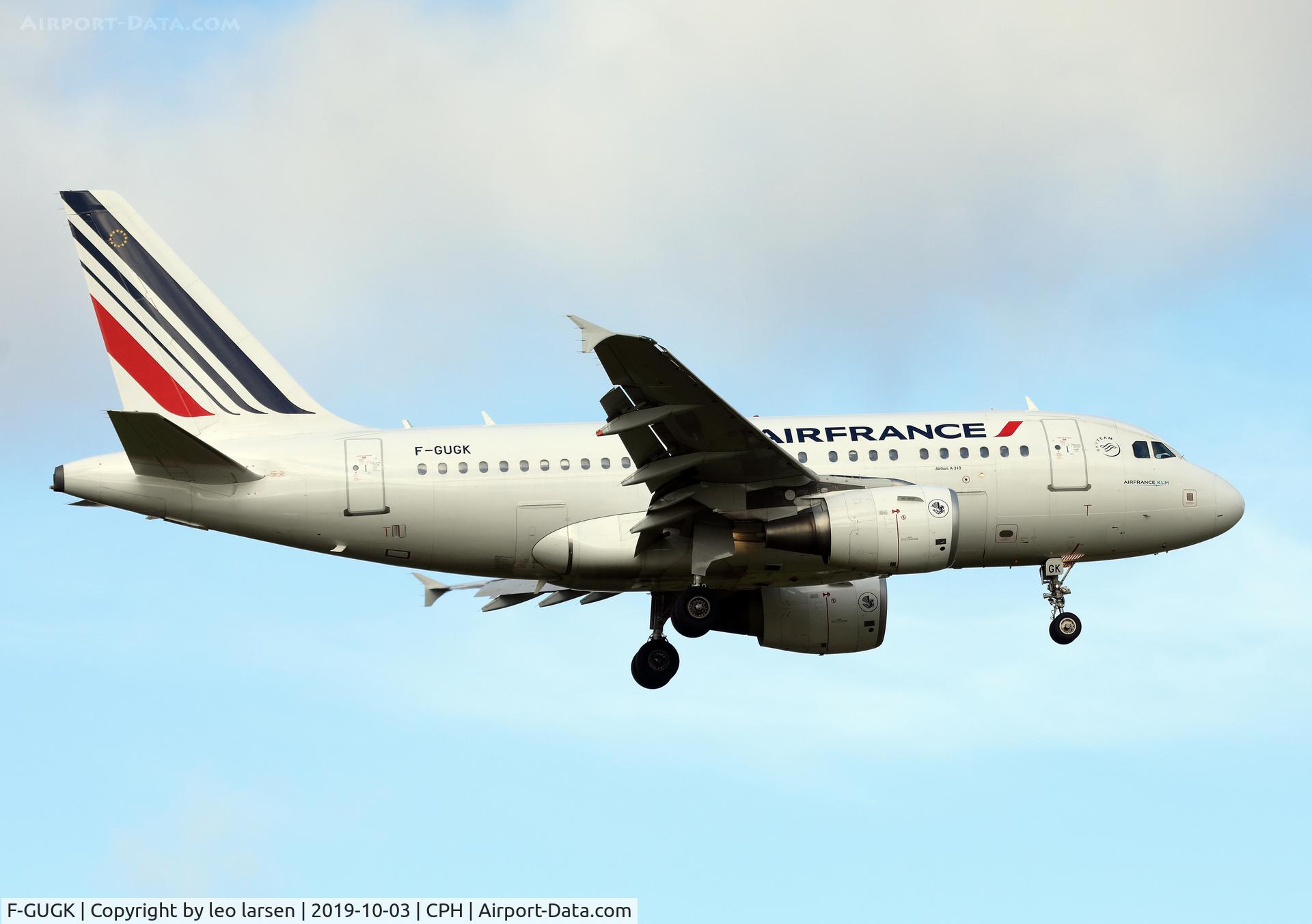 F-GUGK, 2005 Airbus A318-111 C/N 2601, Copenhagen 3.10.2019