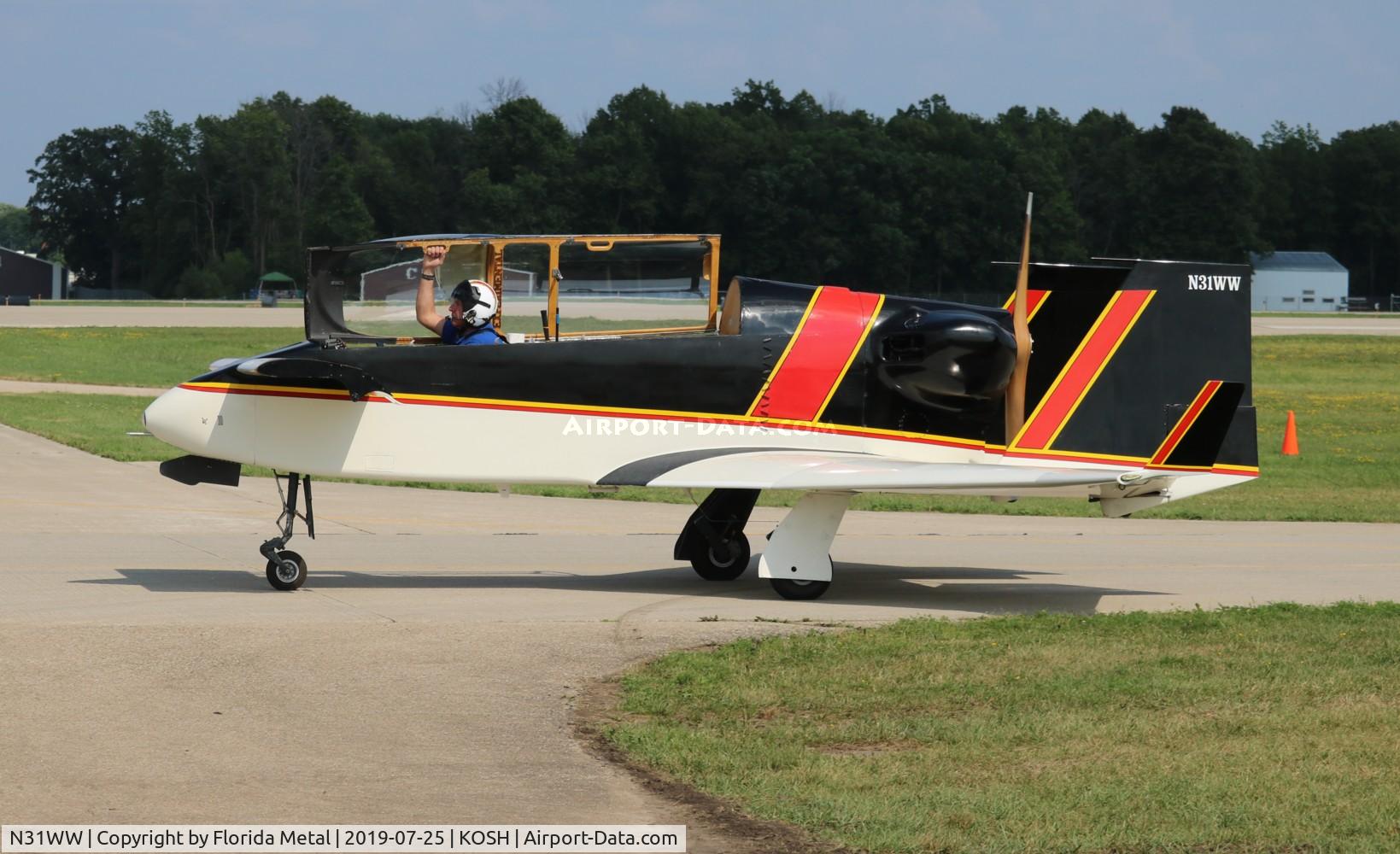 N31WW, 1981 Rutan VariViggen C/N 133, VariViggen