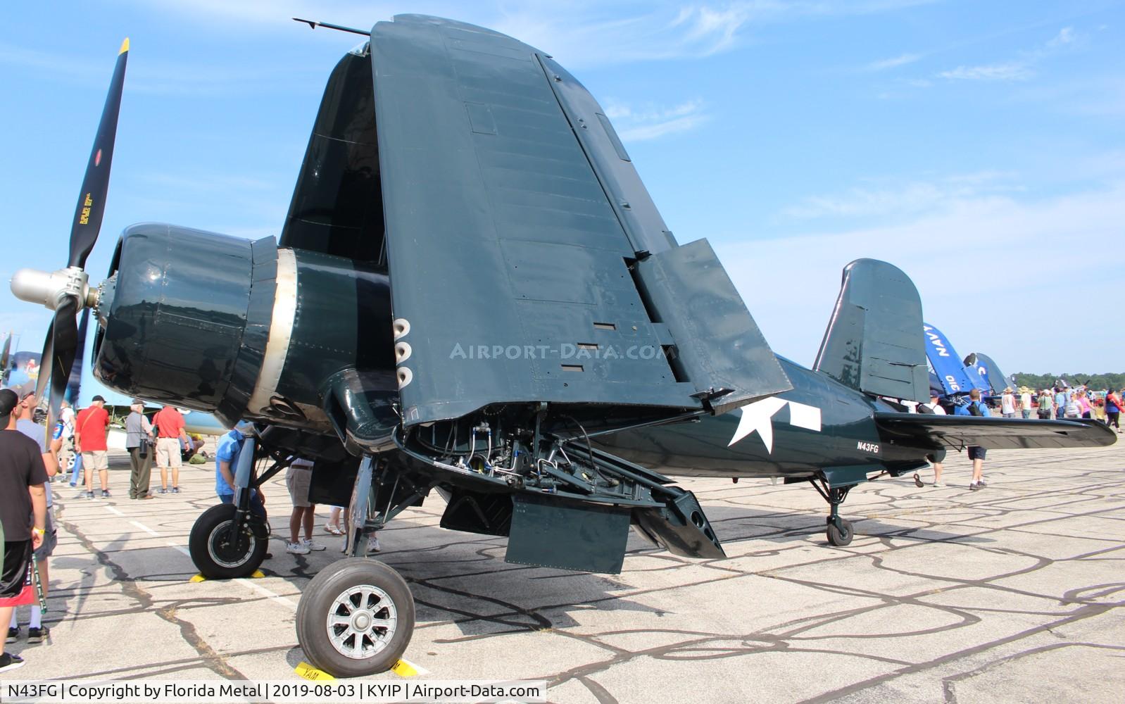 N43FG, 1945 Goodyear FG-1D Corsair C/N 2903, FG-1D
