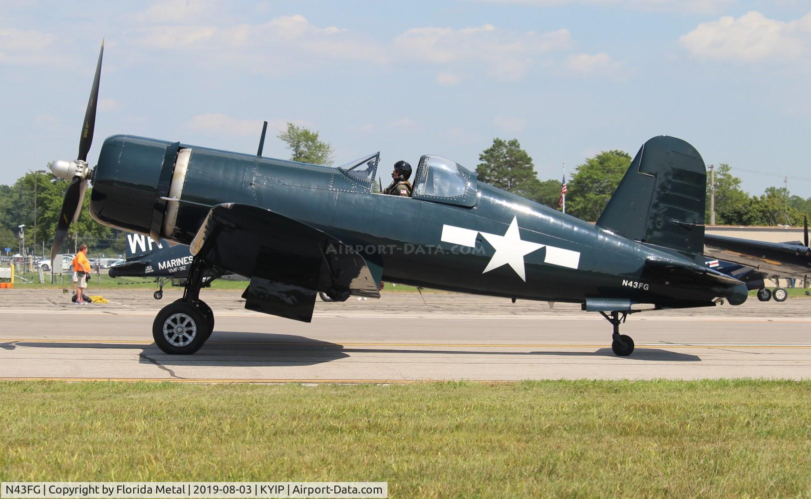 N43FG, 1945 Goodyear FG-1D Corsair C/N 2903, FG-1D
