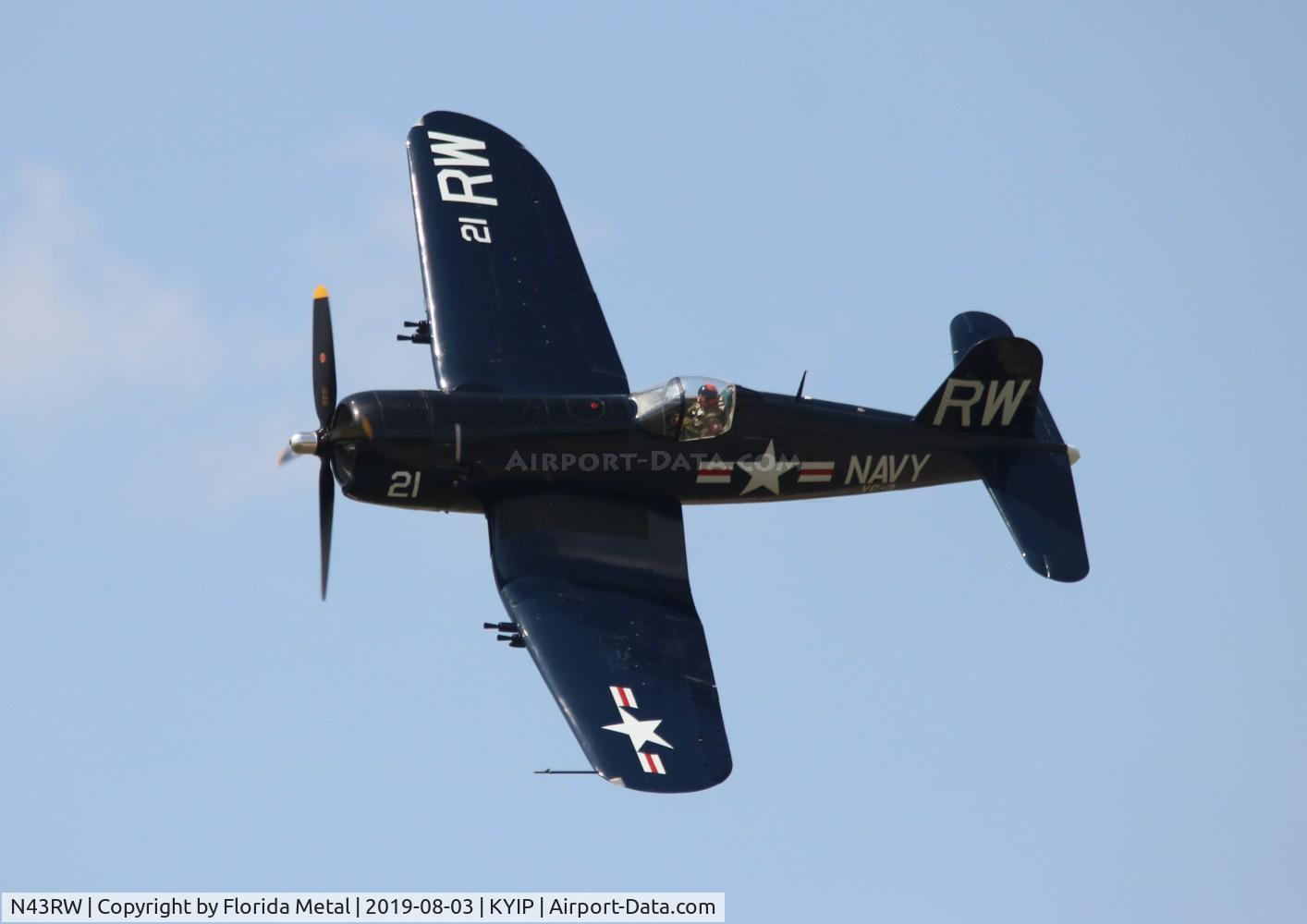 N43RW, Vought F4U-5 Corsair C/N Not found (Bu121881), F4U-5