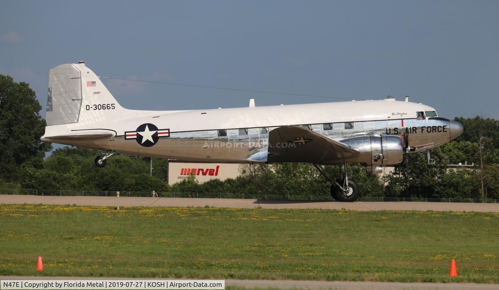 N47E, 1943 Douglas DC-3C (C-47A-60-DL) C/N 13816, C-47A