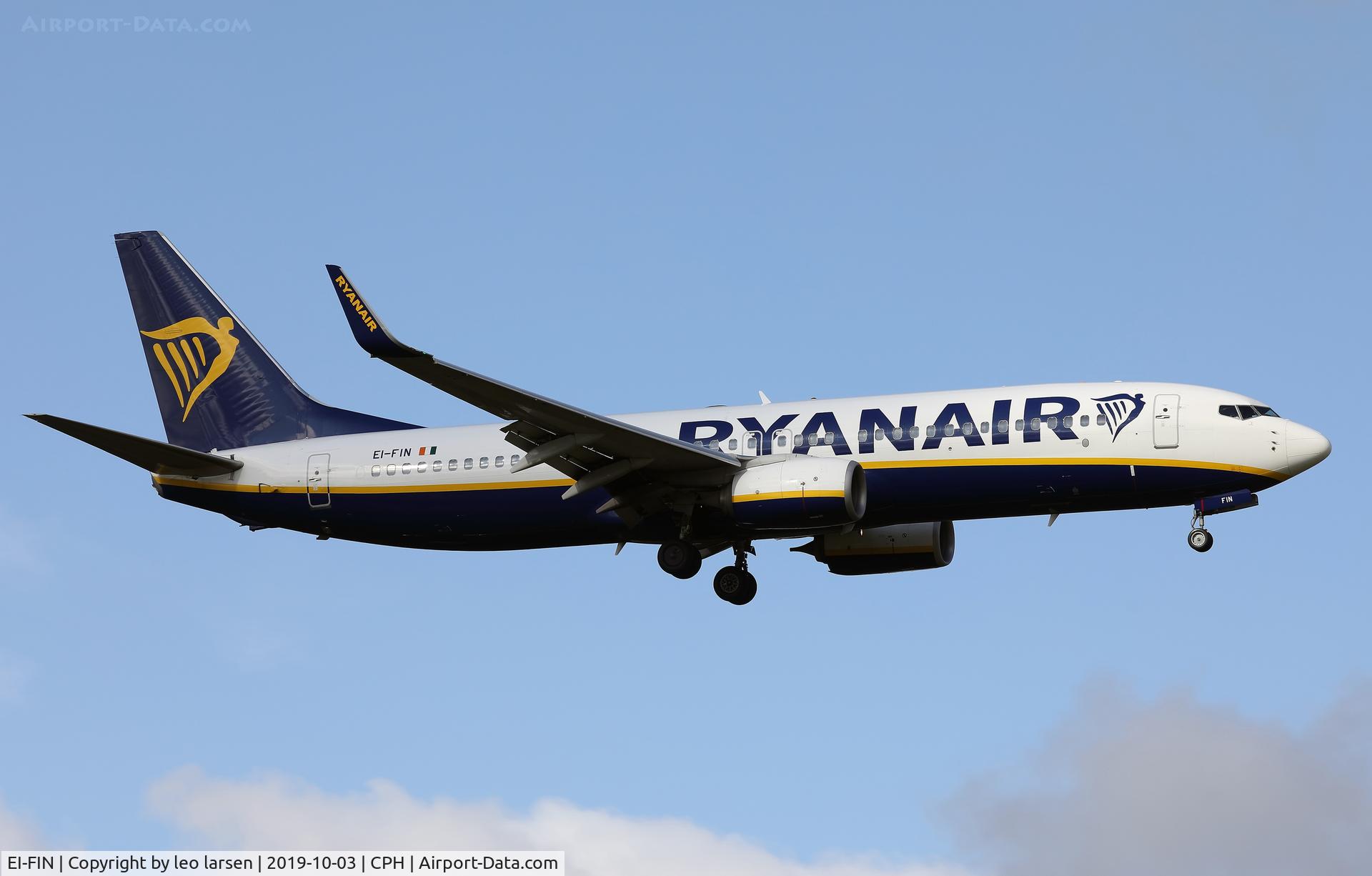 EI-FIN, 2015 Boeing 737-8AS C/N 44701, Copenhagen 3.10.2019