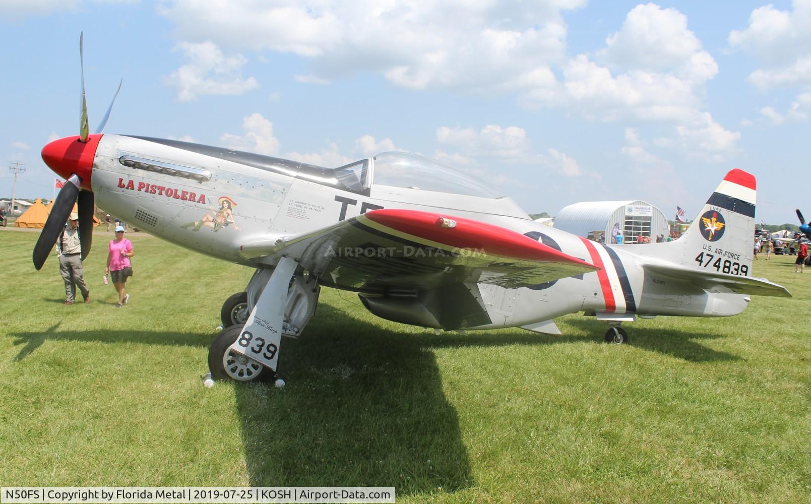 N50FS, 1966 North American F-51D Mustang C/N 44-74839-59, La Pisterola