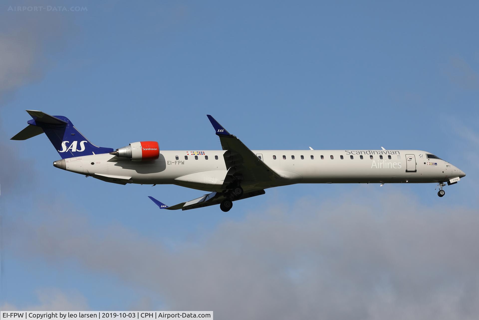 EI-FPW, 2018 Bombardier CRJ-900 (CL-600-2D24) C/N 15443, Copenhagen 3.10.2019