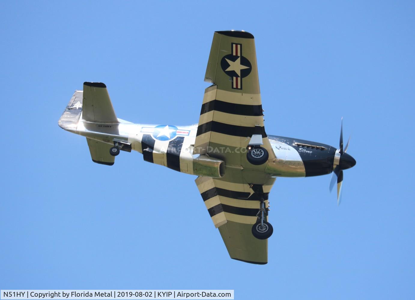 N51HY, 1944 North American P-51D Mustang C/N 124-48192, Quick Silver