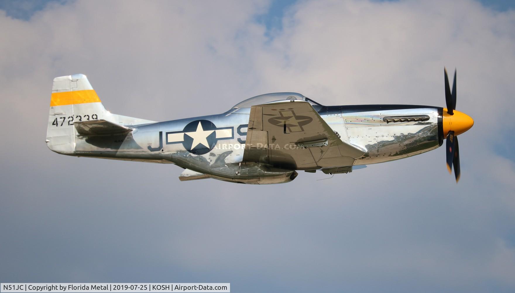 N51JC, 1944 North American P-51D Mustang C/N 122-38798, The Brat III
