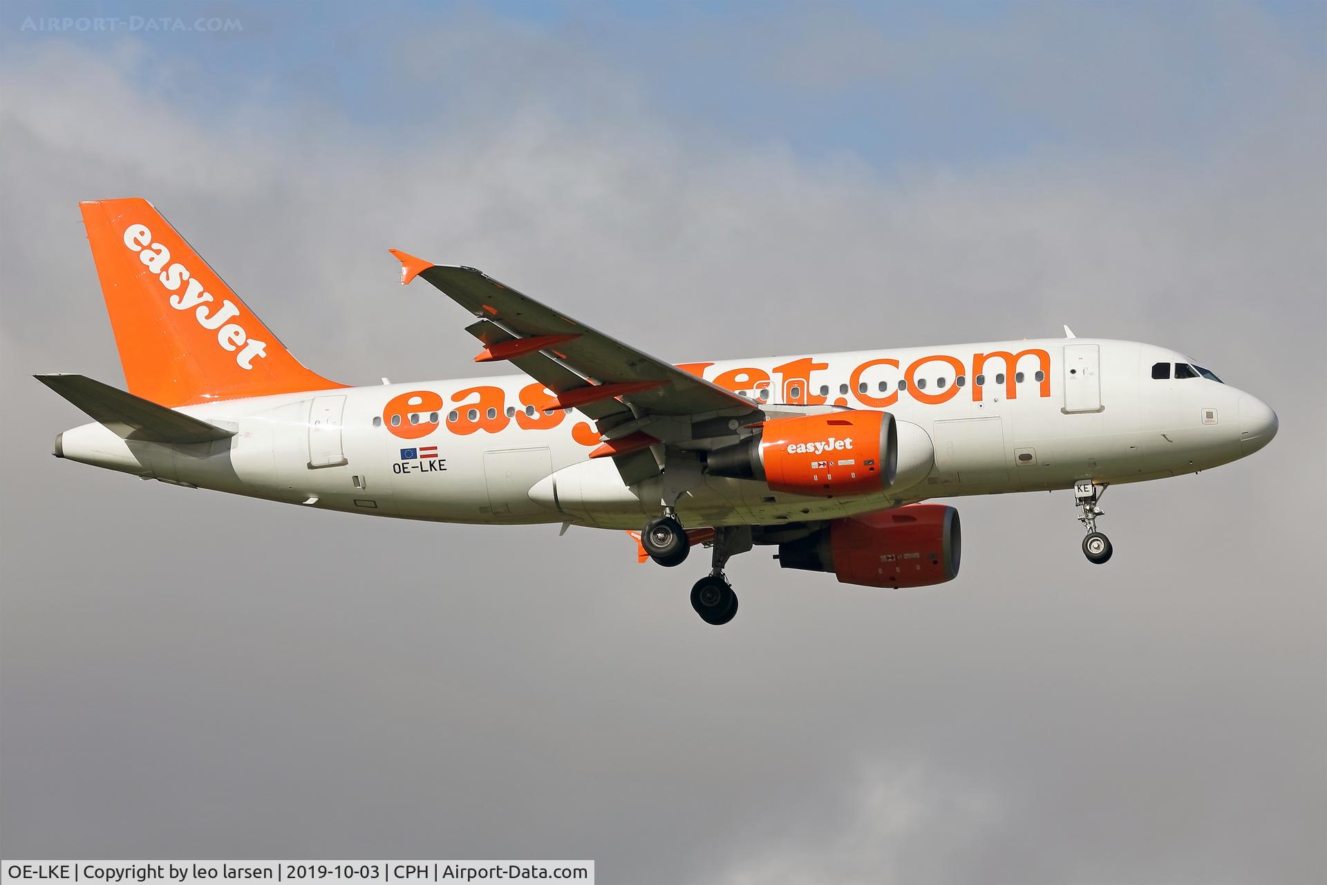 OE-LKE, 2007 Airbus A319-111 C/N 3090, Copenhagen 3.10.2019