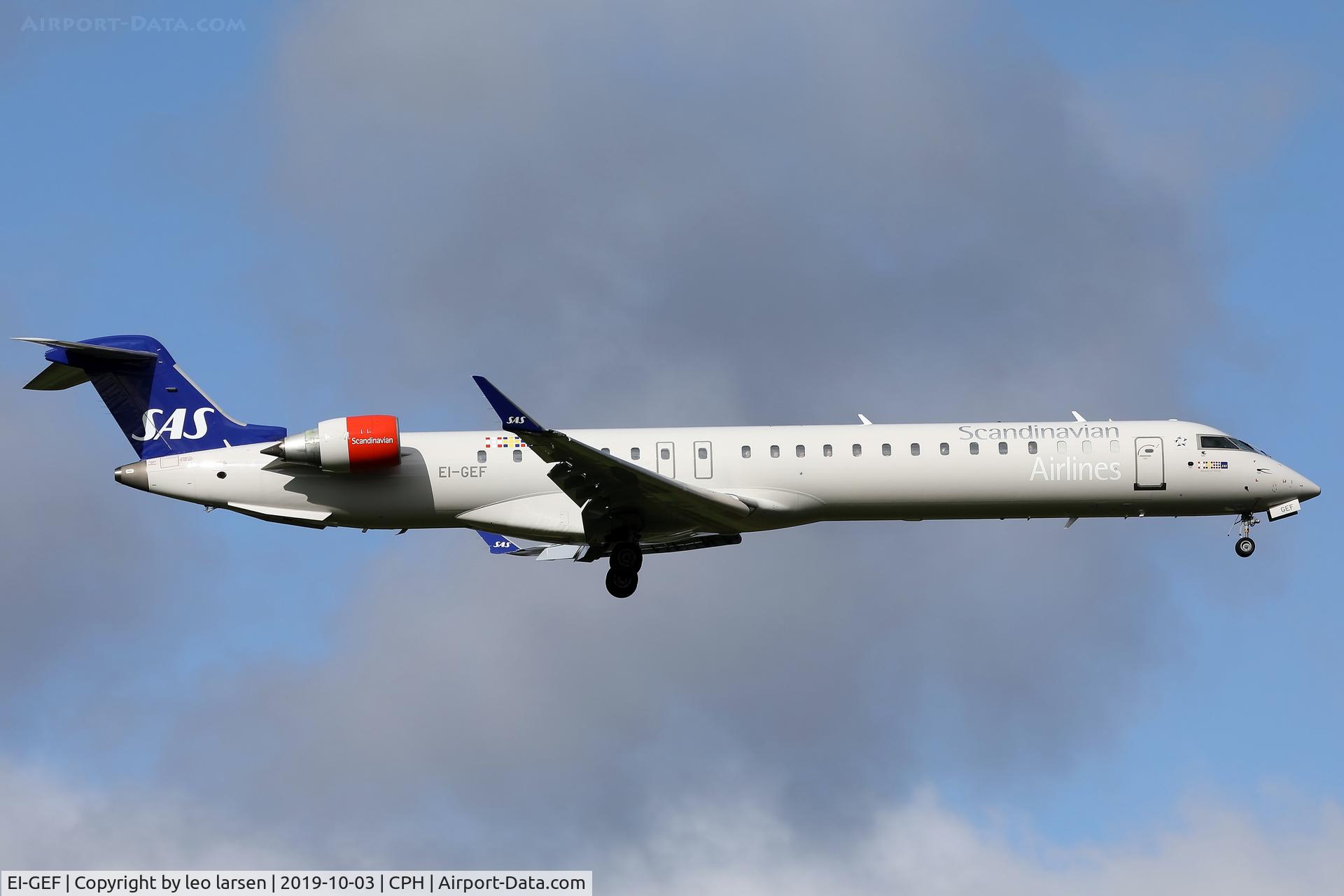 EI-GEF, 2009 Bombardier CRJ-900 (CL-600-2D24) C/N 15244, Copenhagen 3.10.2019