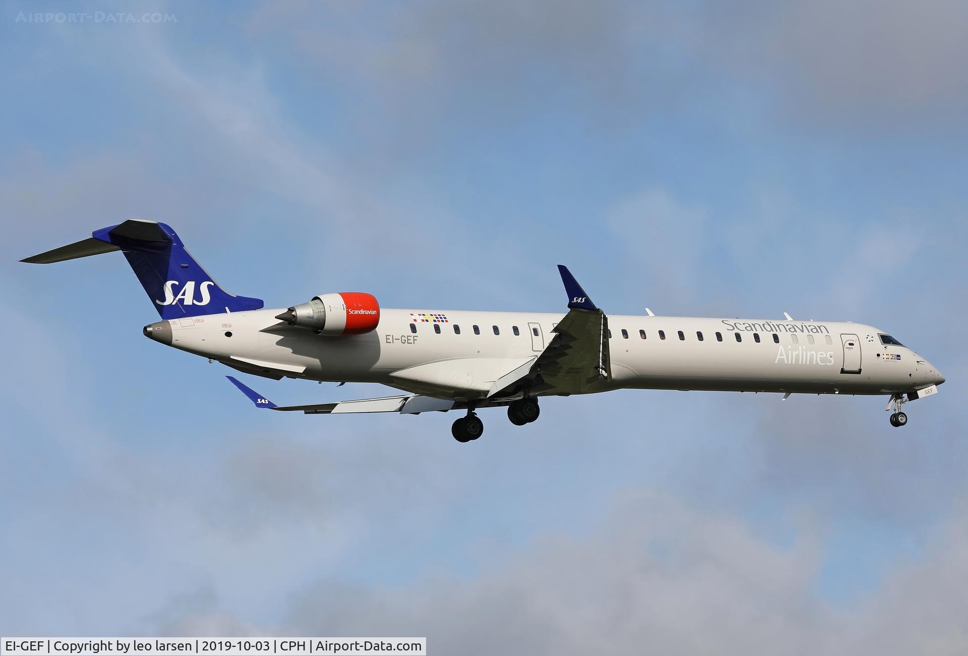 EI-GEF, 2009 Bombardier CRJ-900 (CL-600-2D24) C/N 15244, Copenhagen 3.10.2019