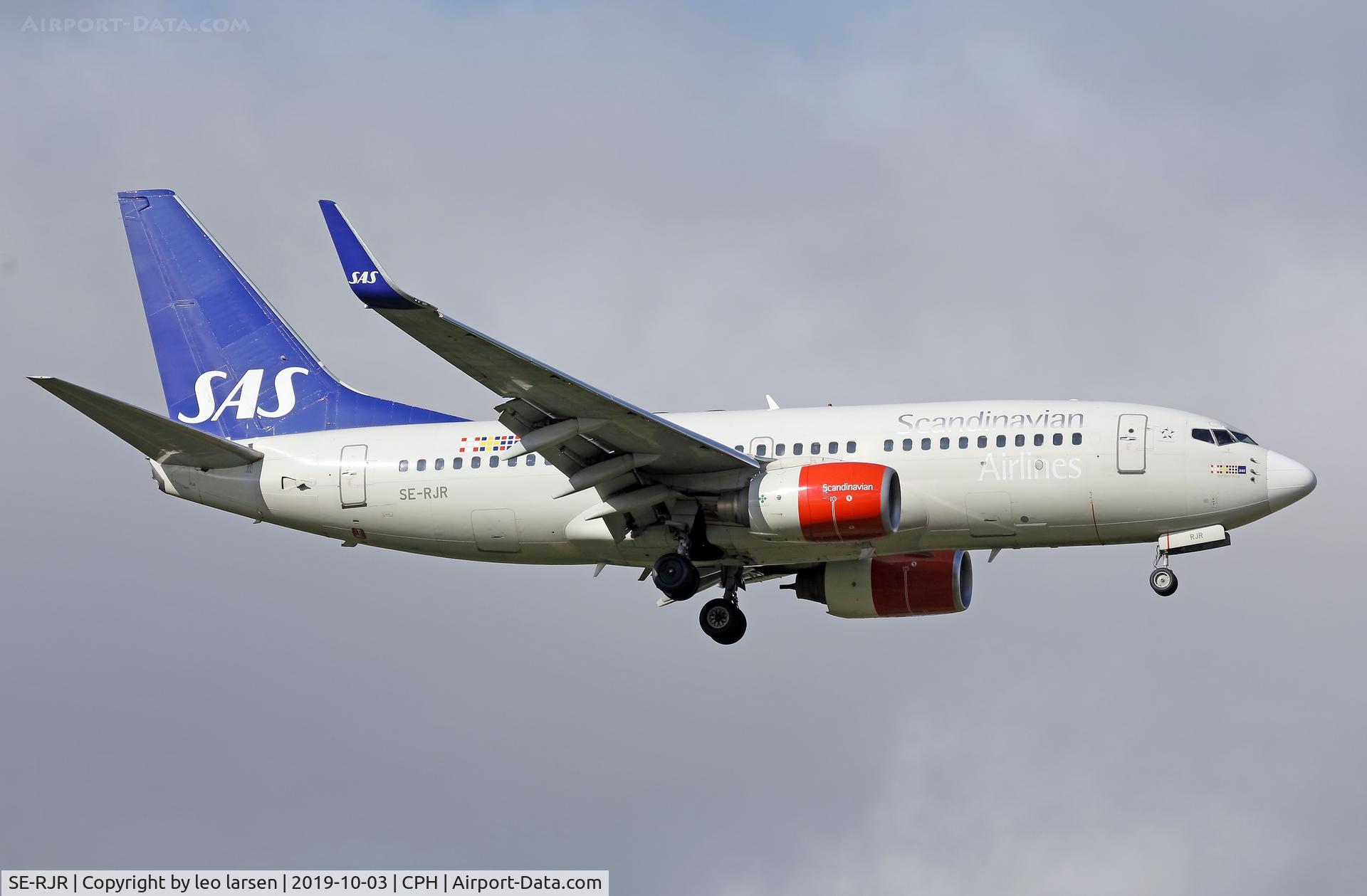 SE-RJR, 2004 Boeing 737-76N C/N 33420, Copenhagen 3.10.2019