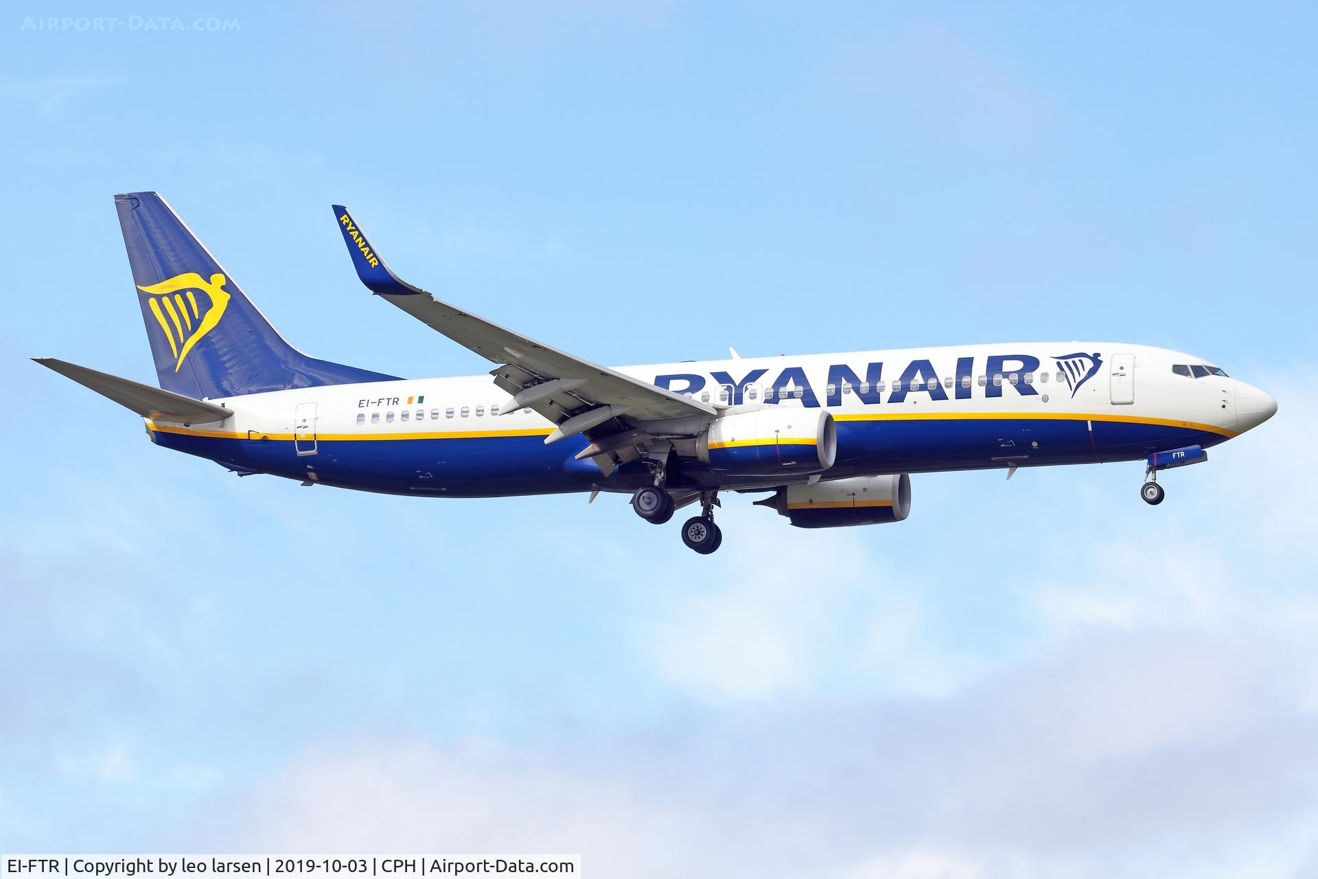EI-FTR, 2016 Boeing 737-8AS C/N 44767, Copenhagen 3.10.2019