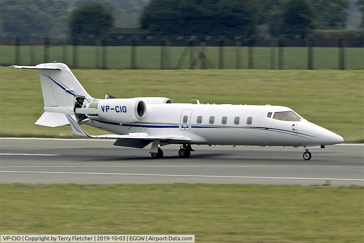 VP-CIO, 2008 Learjet 60 C/N 60-350, At Luton