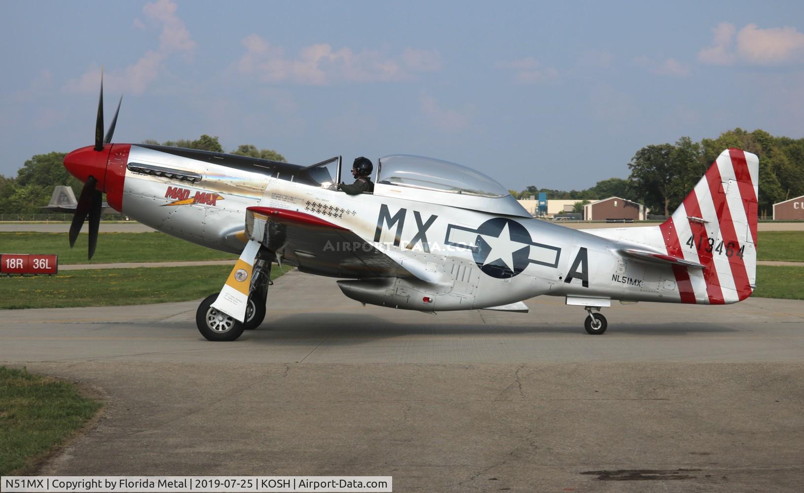 N51MX, 1944 North American F-51D Mustang C/N 45-11559, Mad Max