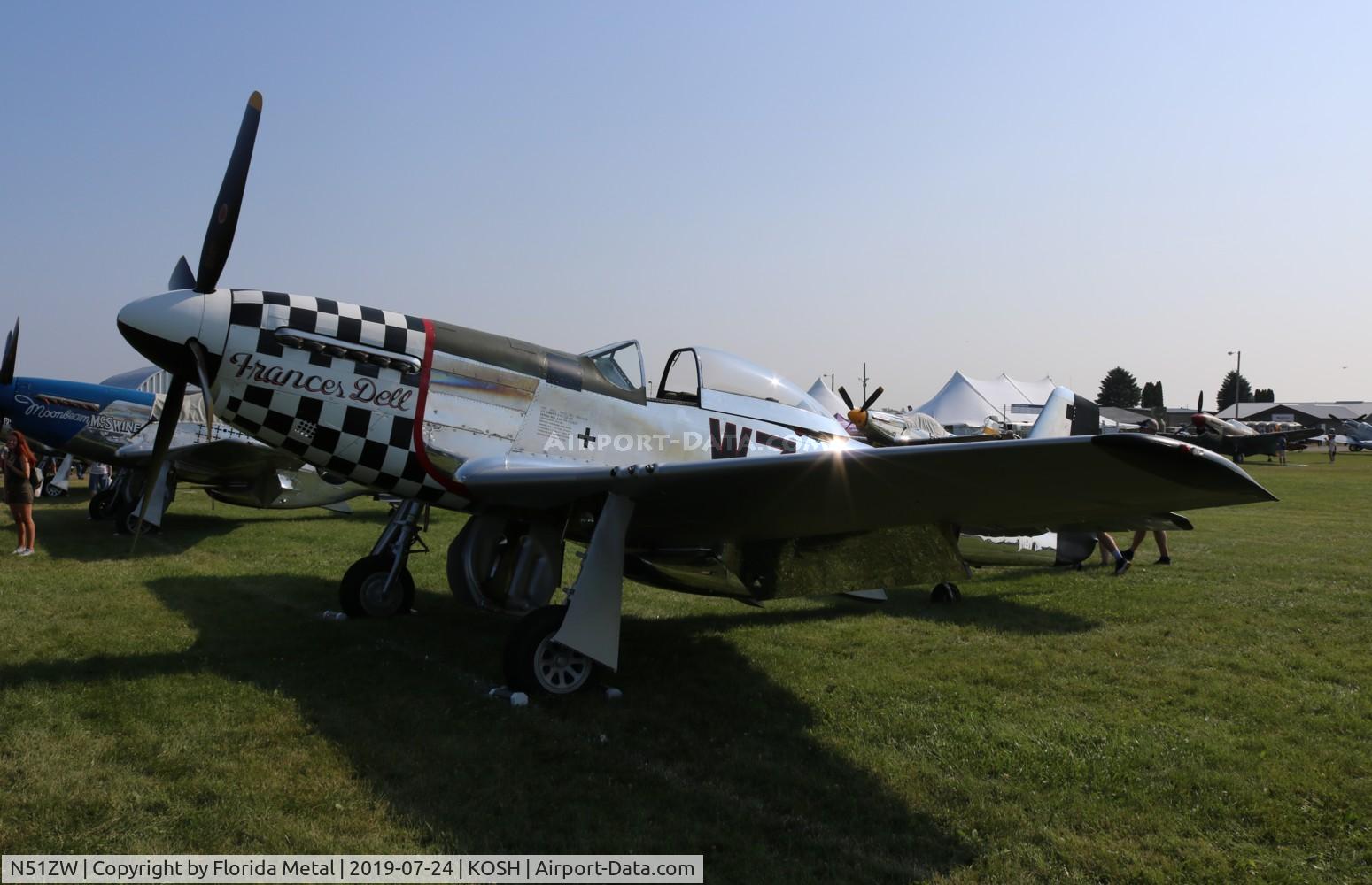 N51ZW, 1944 North American P-51D Mustang C/N 44-13903JP, Frances Dell