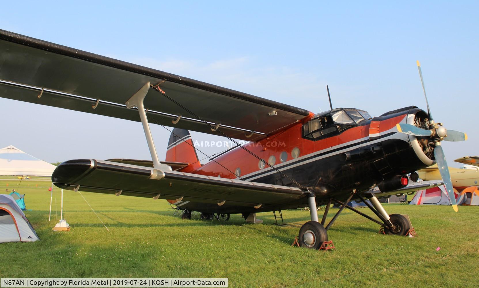 N87AN, 1987 PZL-Mielec AN-2 C/N 1G22331, Antonov 2