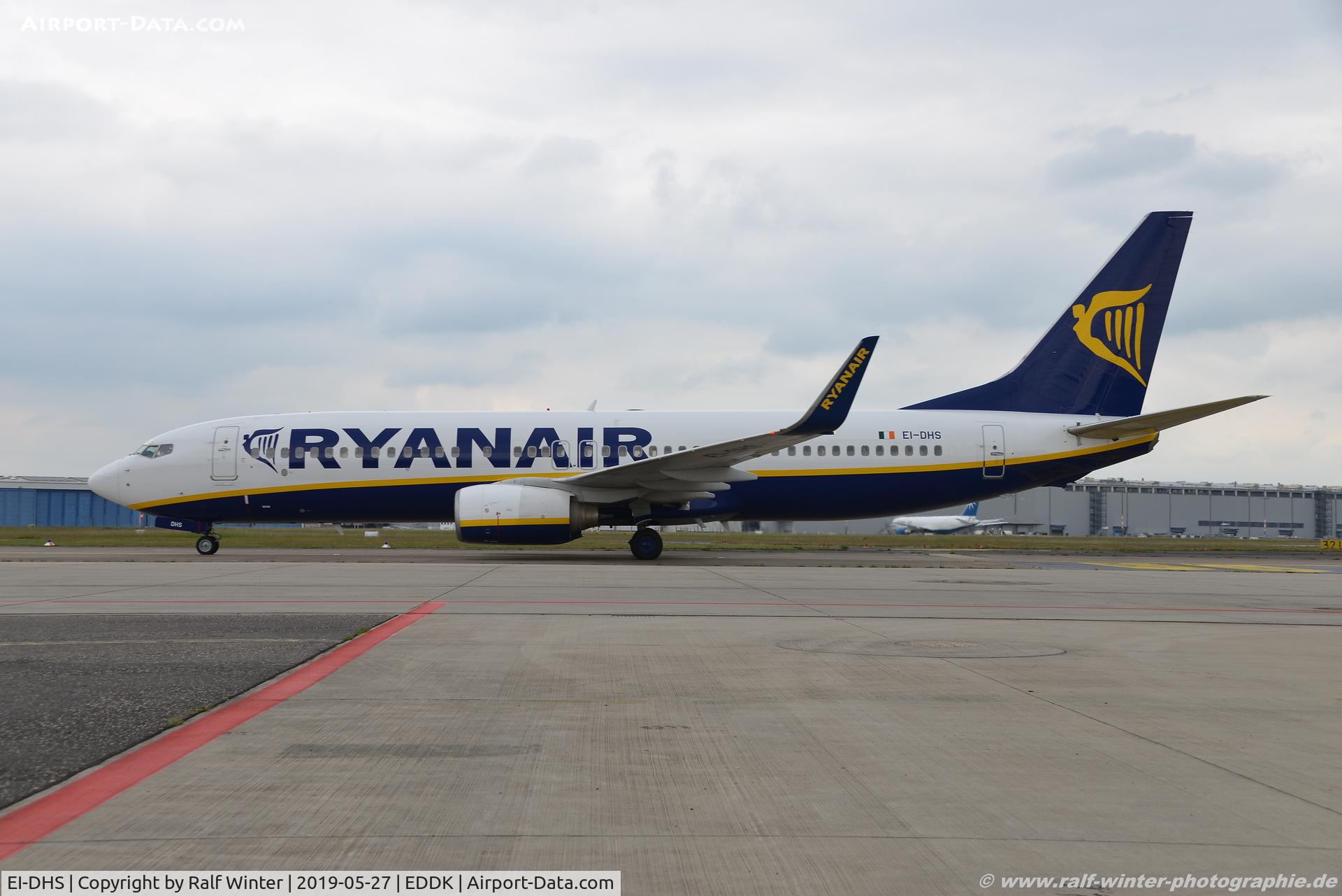 EI-DHS, 2005 Boeing 737-8AS(WL) C/N 33580, Boeing 737-8AS(W) - FR RYR Ryanair - 33580 - EI-DHS - 27.05.2019 - CGN