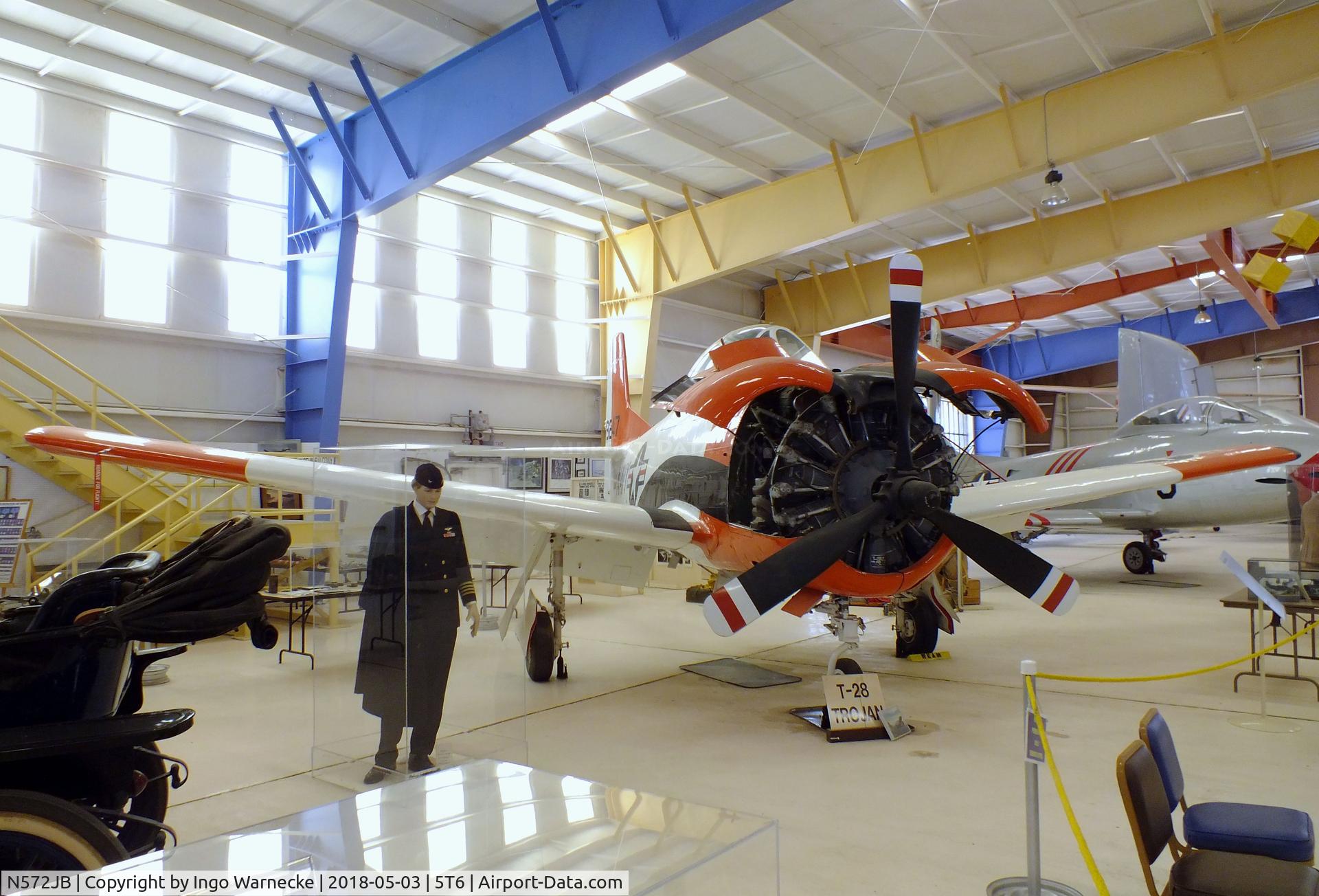 N572JB, North American T-28B C/N 138247, North American T-28B Trojan at the War Eagles Air Museum, Santa Teresa NM