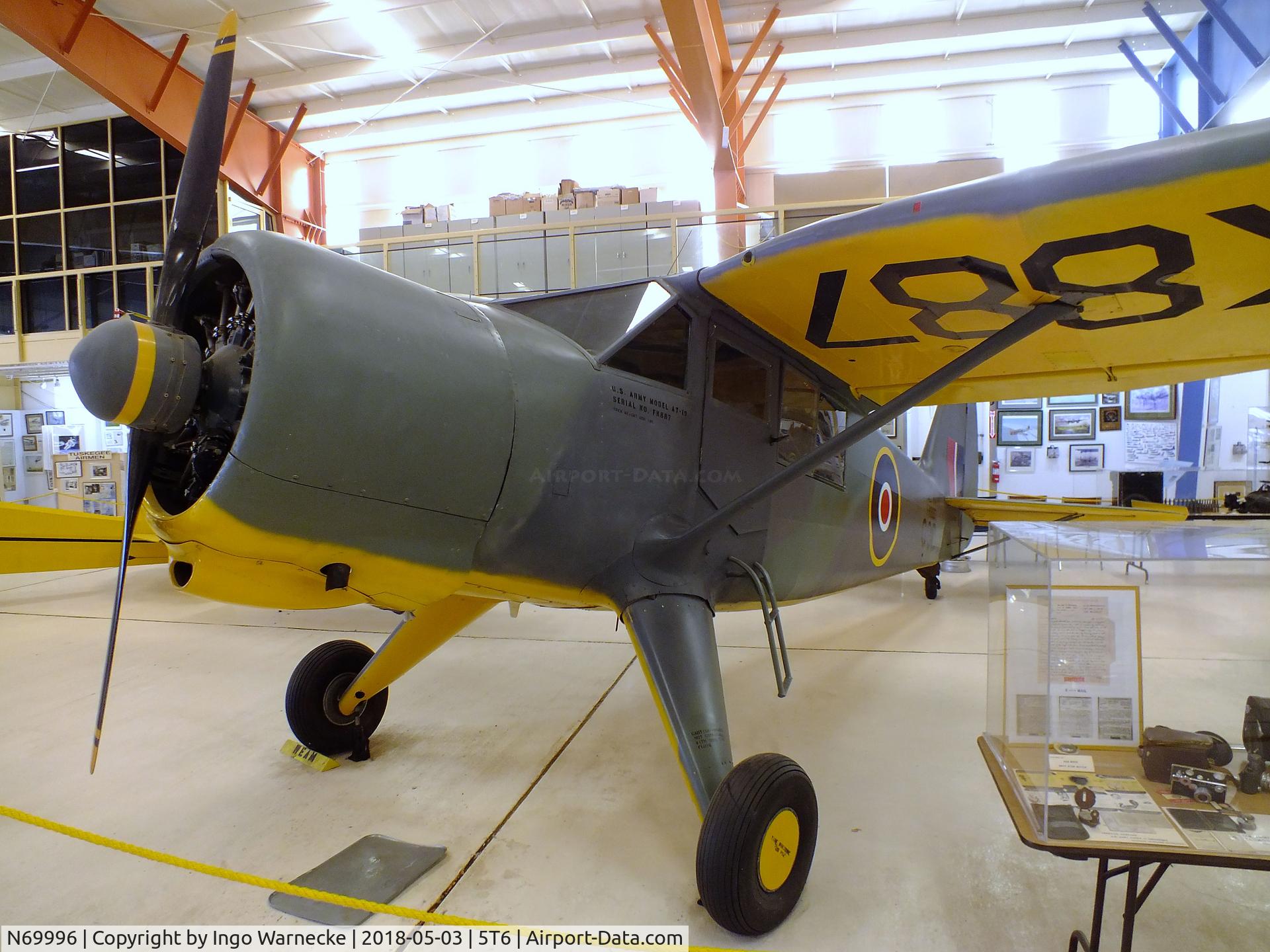 N69996, 1943 Stinson V77 (AT-19) Reliant C/N 77-74, Stinson AT-19 Reliant (Vultee V-77) at the War Eagles Air Museum, Santa Teresa NM