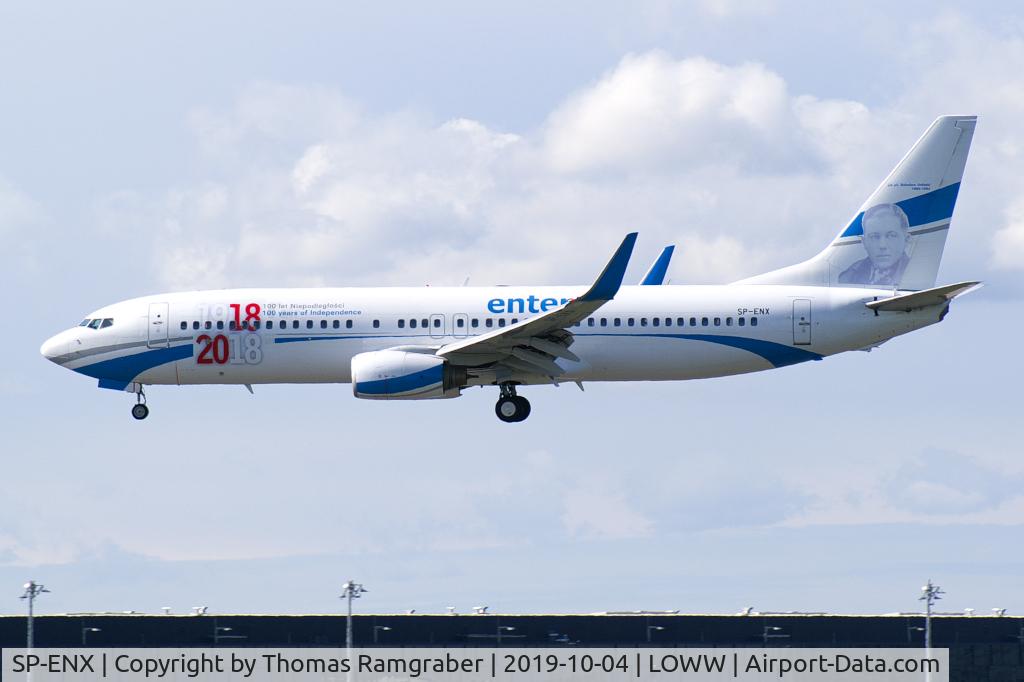 SP-ENX, 2001 Boeing 737-8Q8 C/N 30627, Enter Air Boeing 737-800 