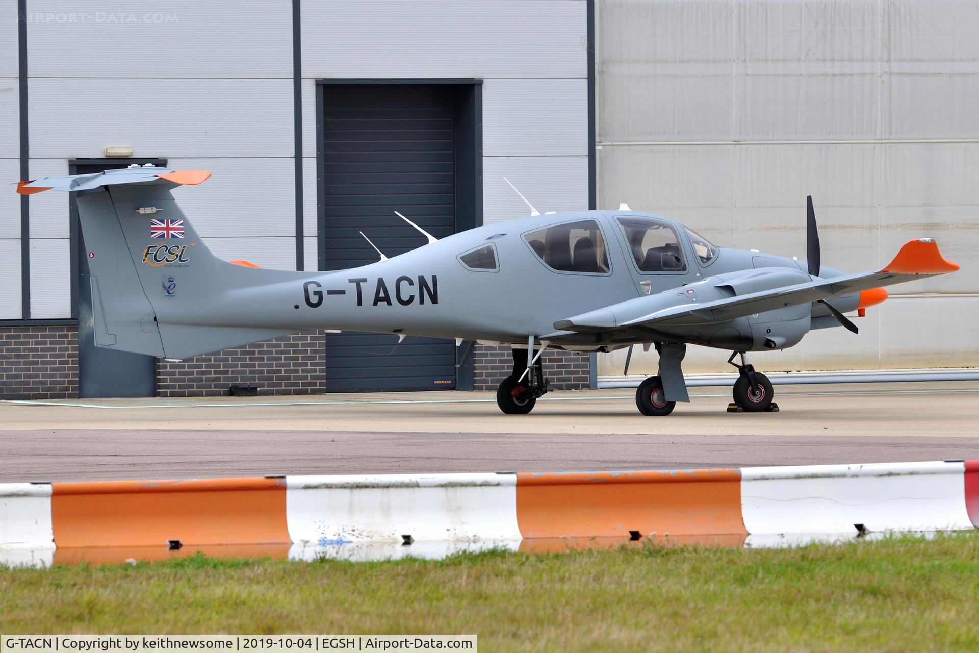 G-TACN, 2017 Diamond DA-62 C/N 62.044, Flight calibration visit.