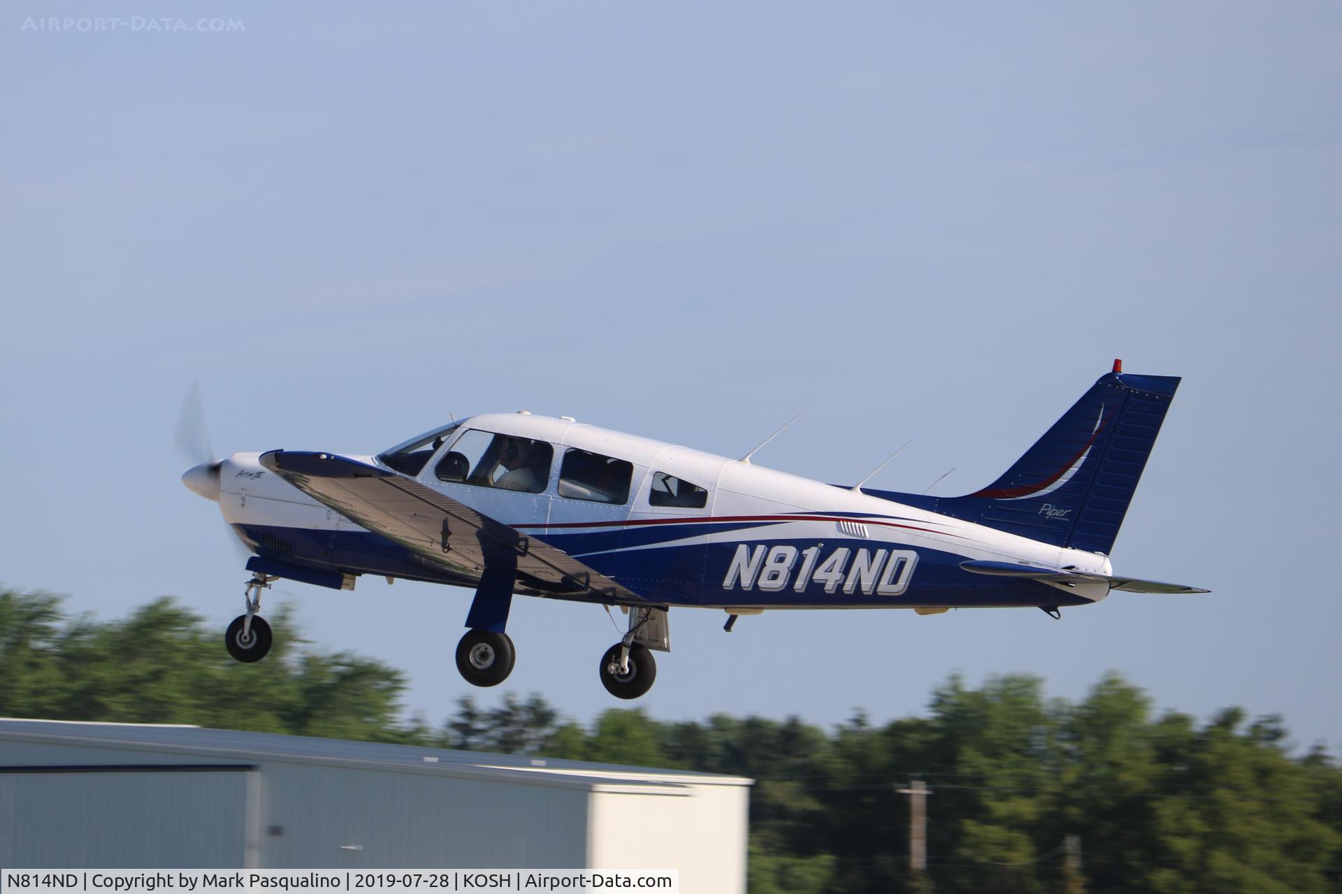 N814ND, 1989 Piper PA-28R-201 Cherokee Arrow III C/N 2837045, Piper PA-28R-201