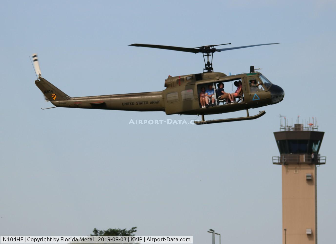 N104HF, 1968 Bell UH-1H Iroquois C/N 10763 (68-16104), UH-1H