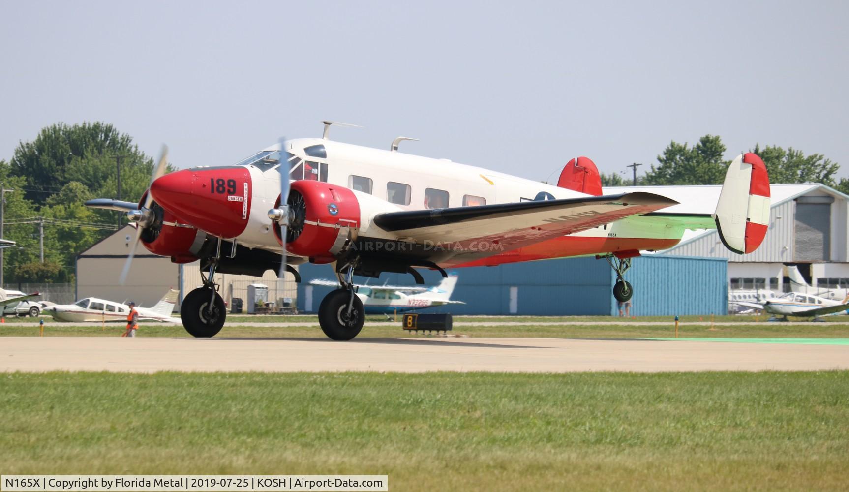 N165X, 1956 Beech E18S C/N BA-189, Beech E18S