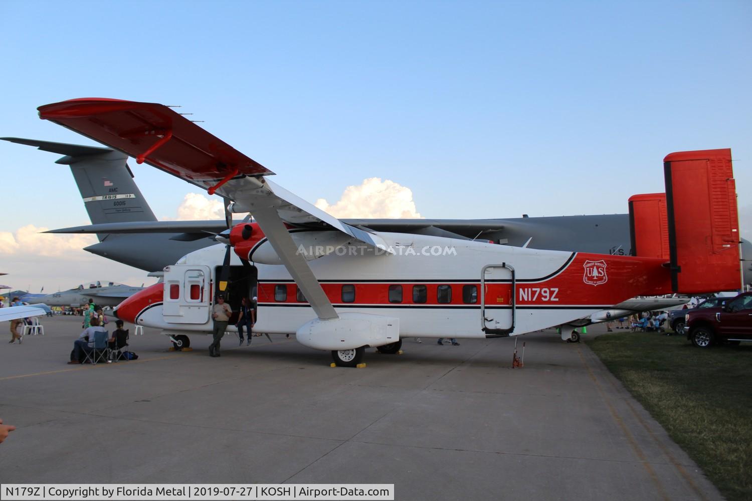 N179Z, 1985 Short SD3-30 200 (C-23A Sherpa) C/N SH-3109, Short S330 Dept of Forestry
