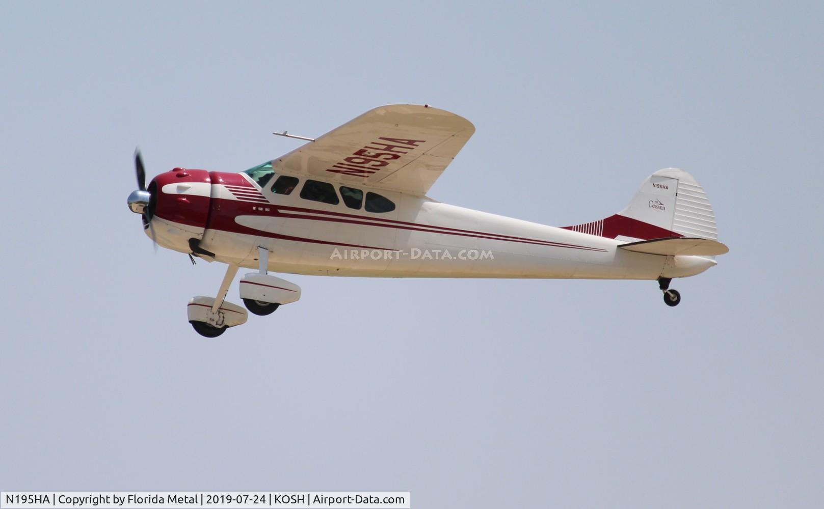 N195HA, 1965 Cessna 195 C/N 7438, Cessna 195