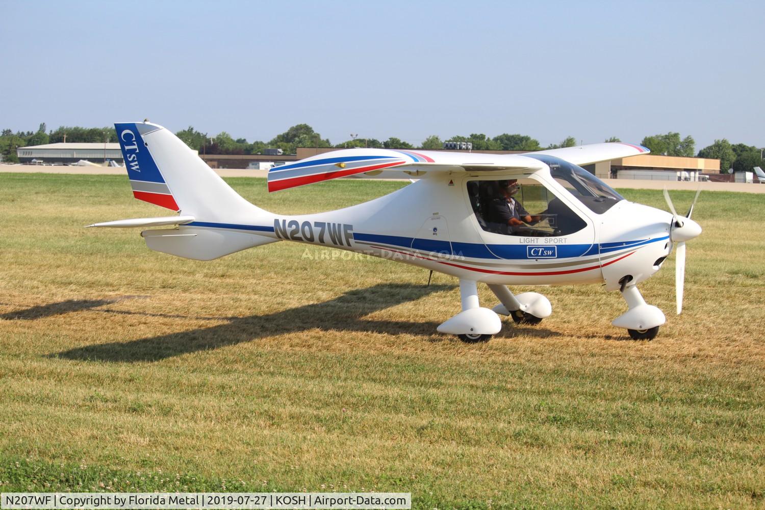 N207WF, 2007 Flight Design CTSW C/N 07-02-08, Flight Design CTSW