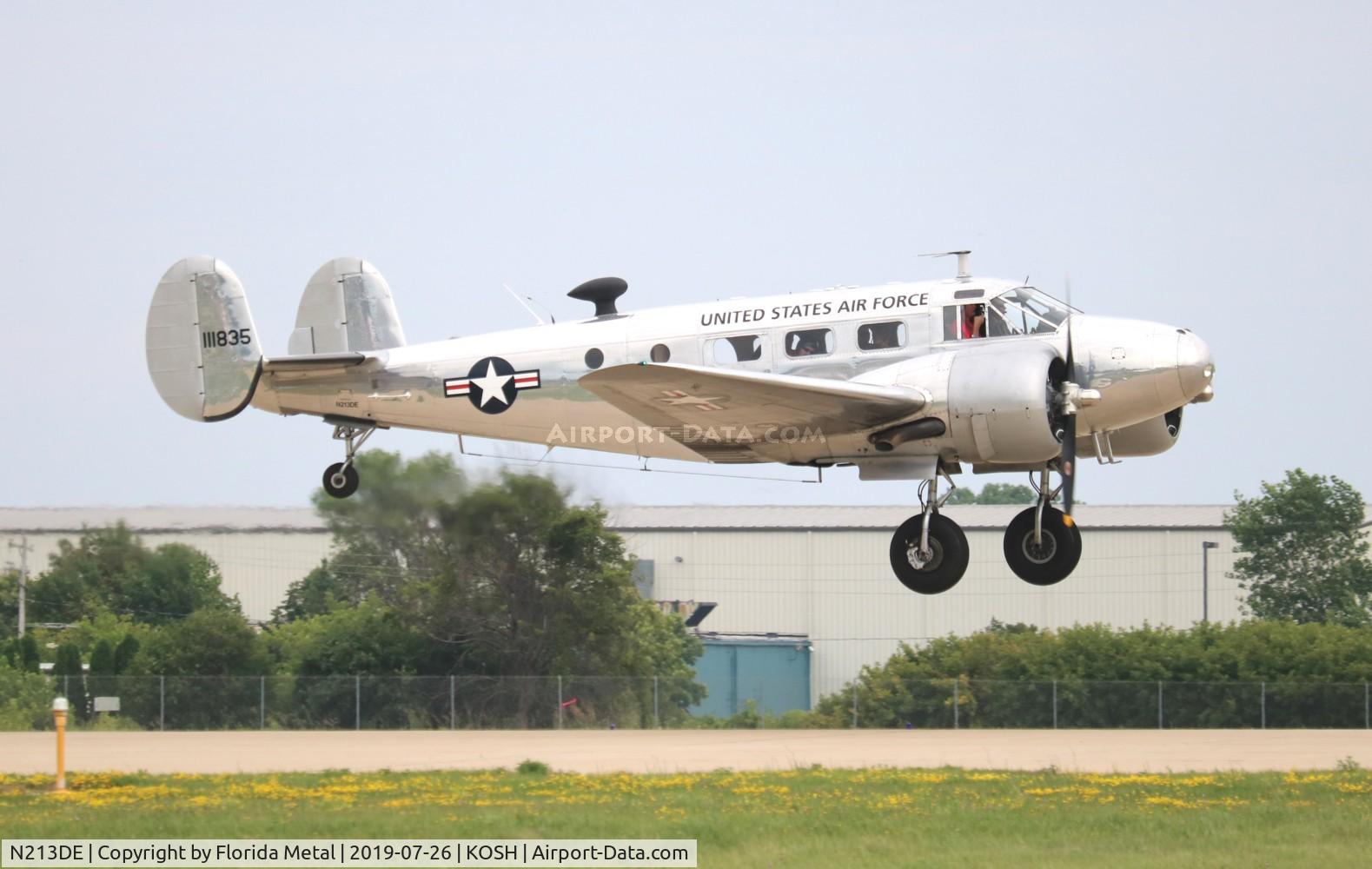 N213DE, 1942 Beech C-45H Expeditor C/N AF-392, C-45H
