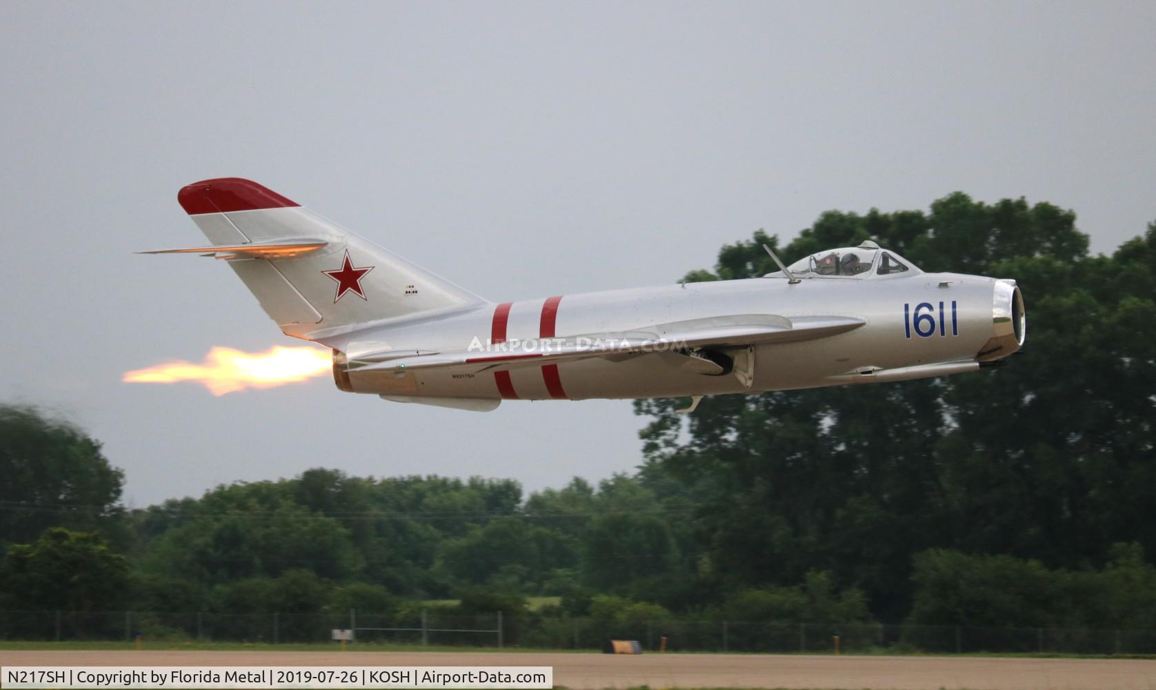 N217SH, 1959 PZL-Mielec Lim-5 (MiG-17F) C/N 1C1611, Mig-17F
