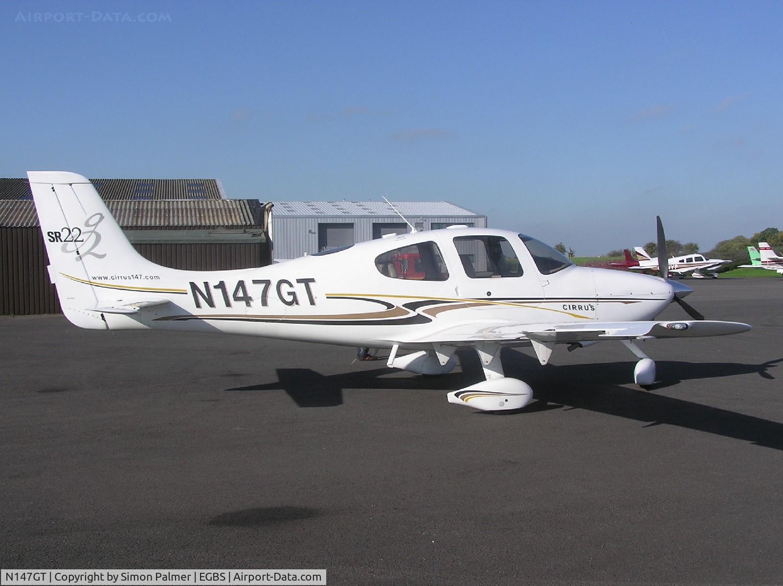 N147GT, 2004 Cirrus SR22 G2 C/N 1069, Cirrus at Turweston