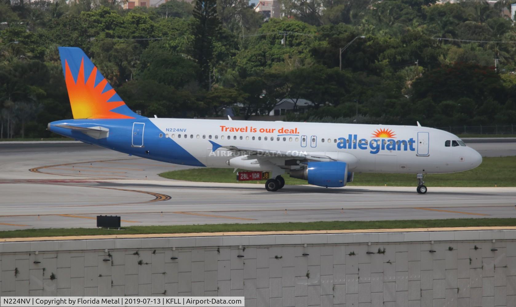 N224NV, Airbus A320-214 C/N 1694, Allegiant