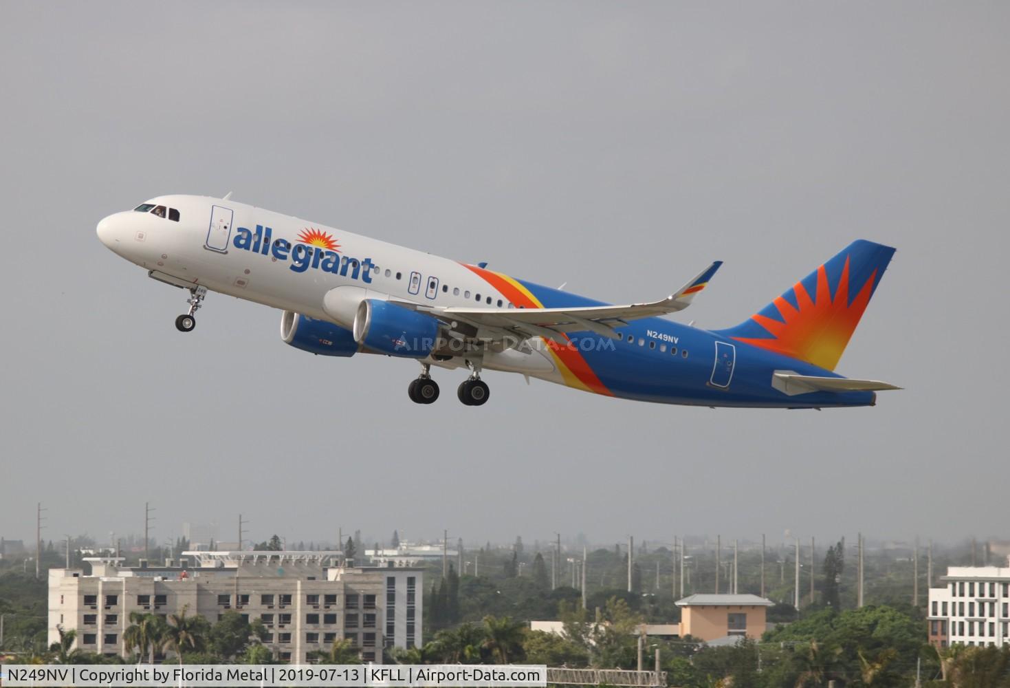N249NV, 2017 Airbus A320-214 C/N 7766, Allegiant