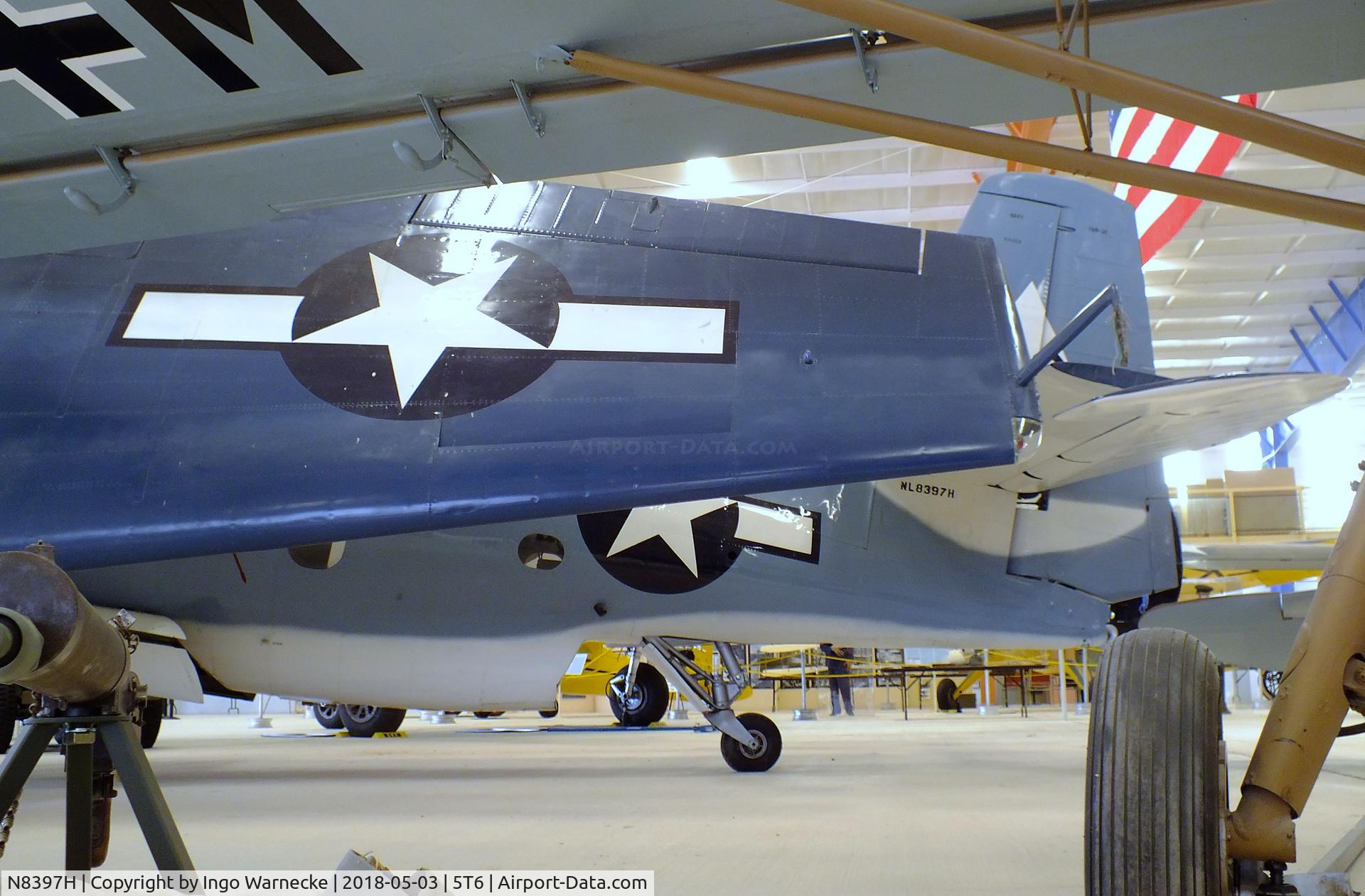 N8397H, 1945 Grumman TBM-3E Avenger C/N 69459, Grumman (General Motors) TBM-3E Avenger at the War Eagles Air Museum, Santa Teresa NM