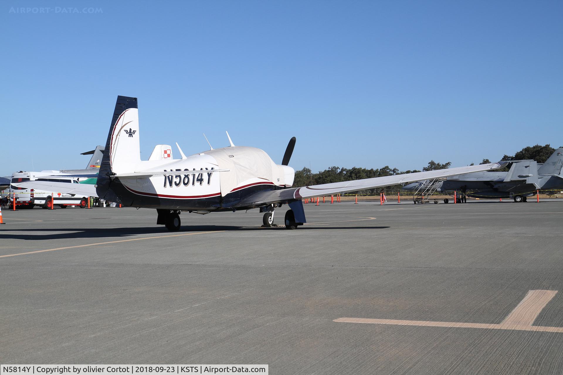 N5814Y, 1985 Mooney M20J 201 C/N 24-1572, Santa Rosa Airshow