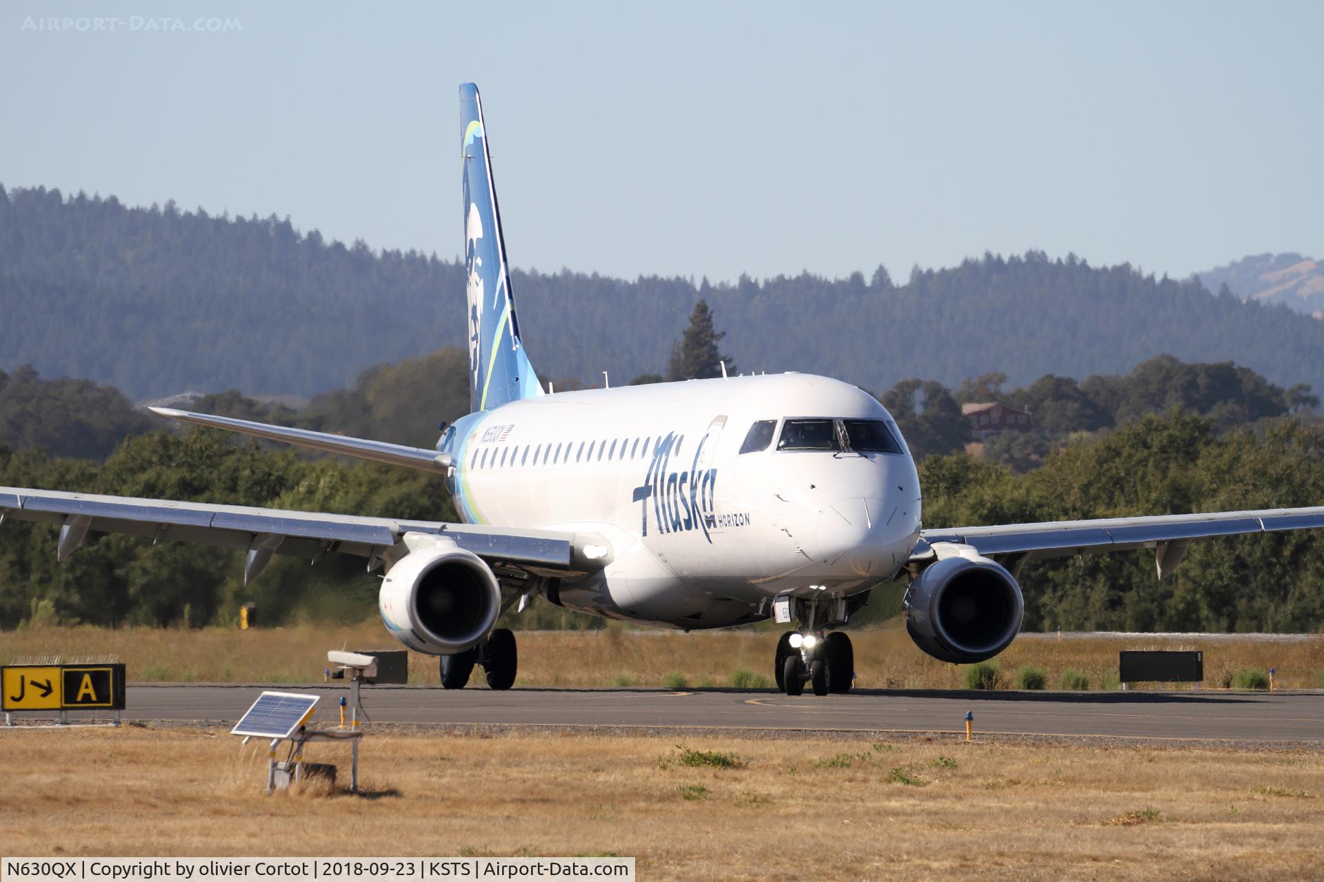 N630QX, 2017 Embraer 175LR (ERJ-170-200LR) C/N 17000684, at work, during the Santa Rosa airshow