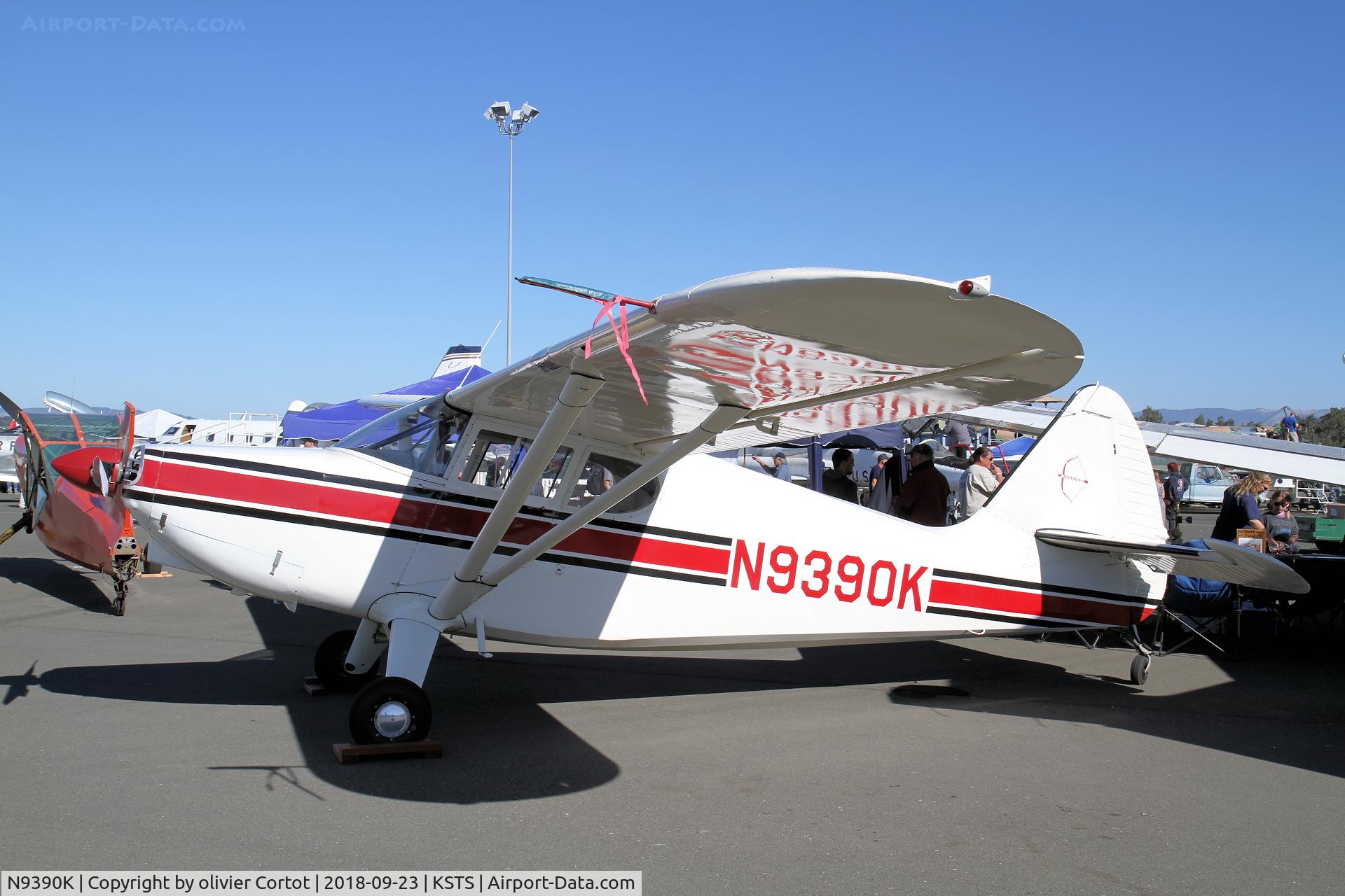 N9390K, 1947 Stinson 108-2 Voyager C/N 108-2390, Santa Rosa airshow