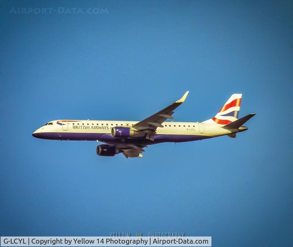 G-LCYL, 2010 Embraer 190SR (ERJ-190-100SR) C/N 19000346, G-LCYL British Airways Embraer 190SR in flight.